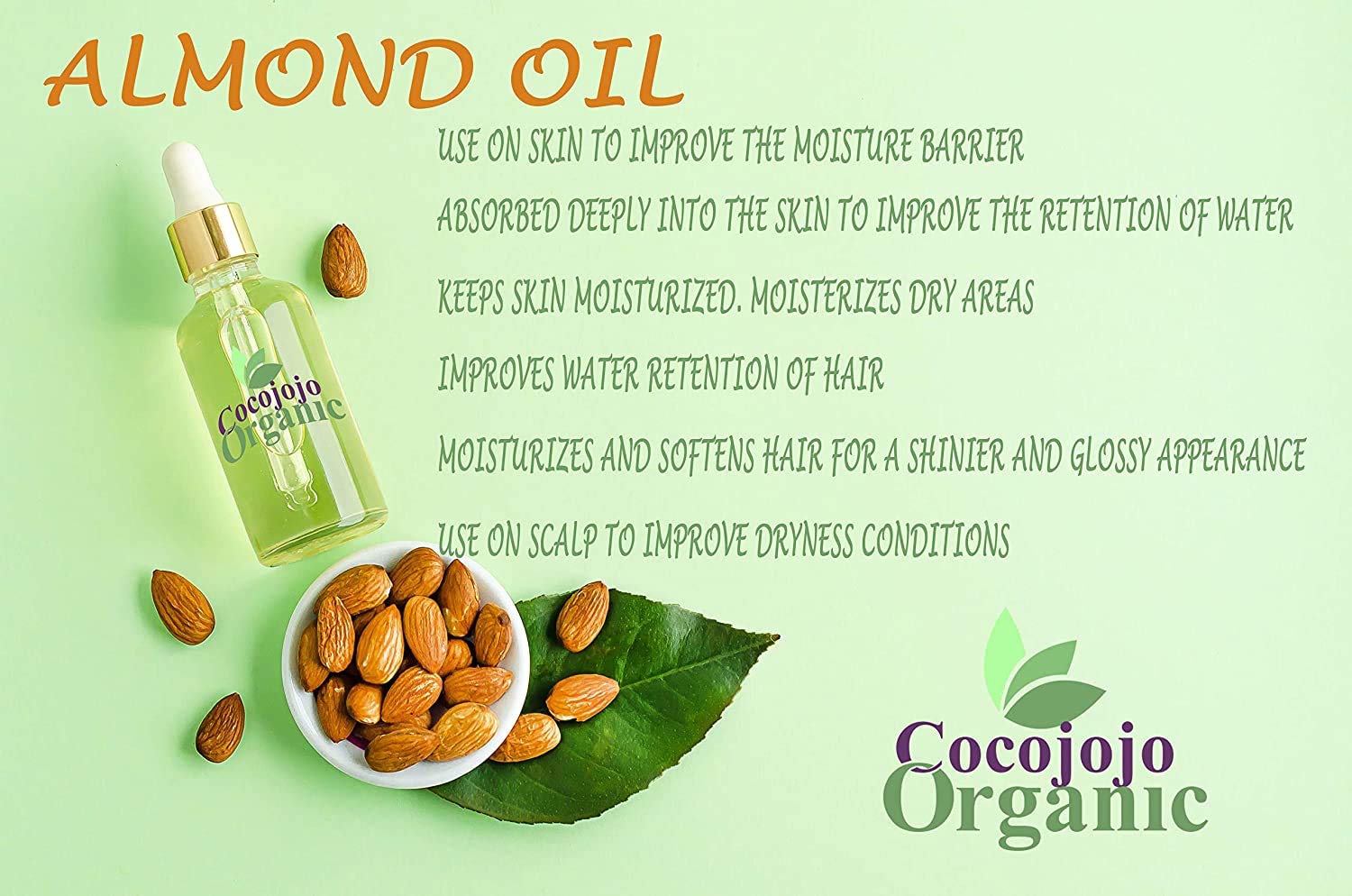 Dr Joe Lab Bitter Almond Oil - 16 oz - 100% Pure, All Natural, Organic Sourced, Non GMO, Carrier Oil - for Skin, Hair, Body, Nai