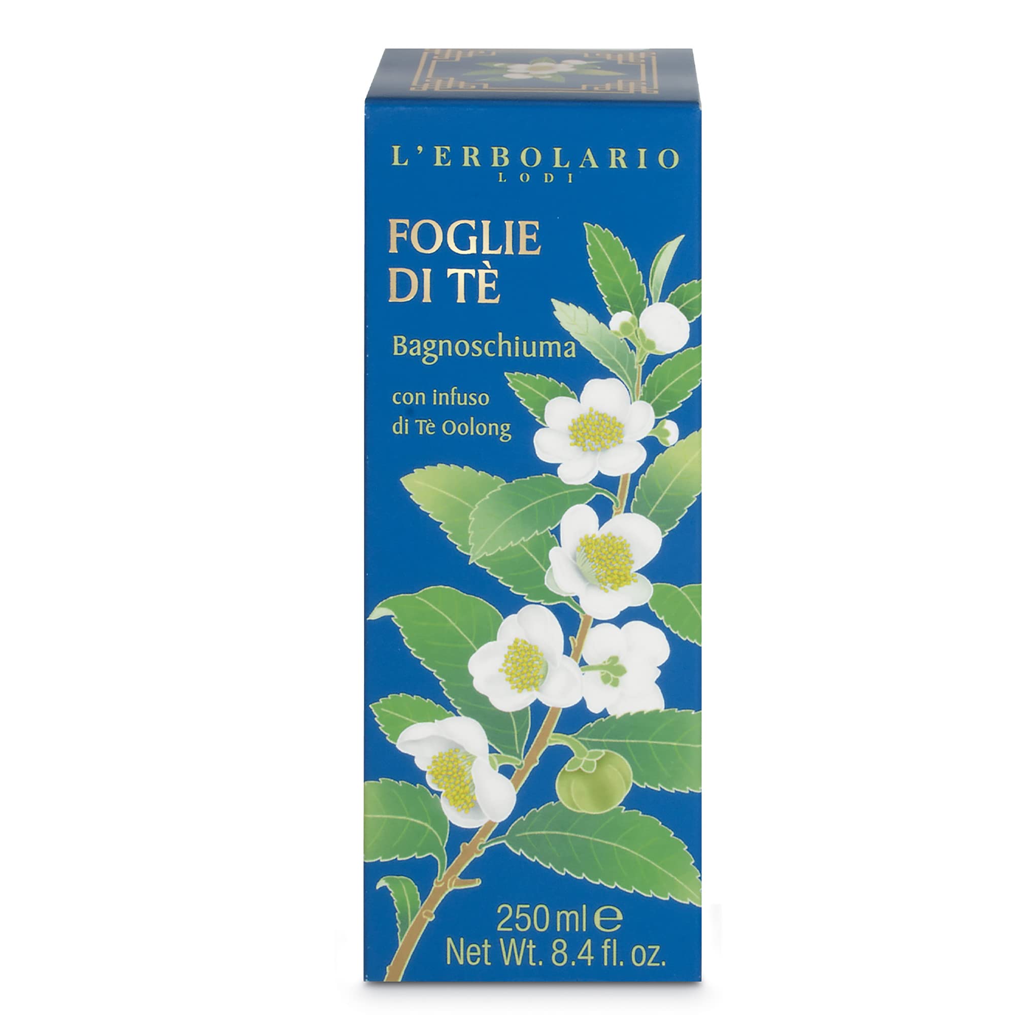 Lerbolario Tea Leaves Face And Hand Cleansing Gel - With Oolong Tea Infusion - Floral Scent - Has A Distinctive Mild And Delicat