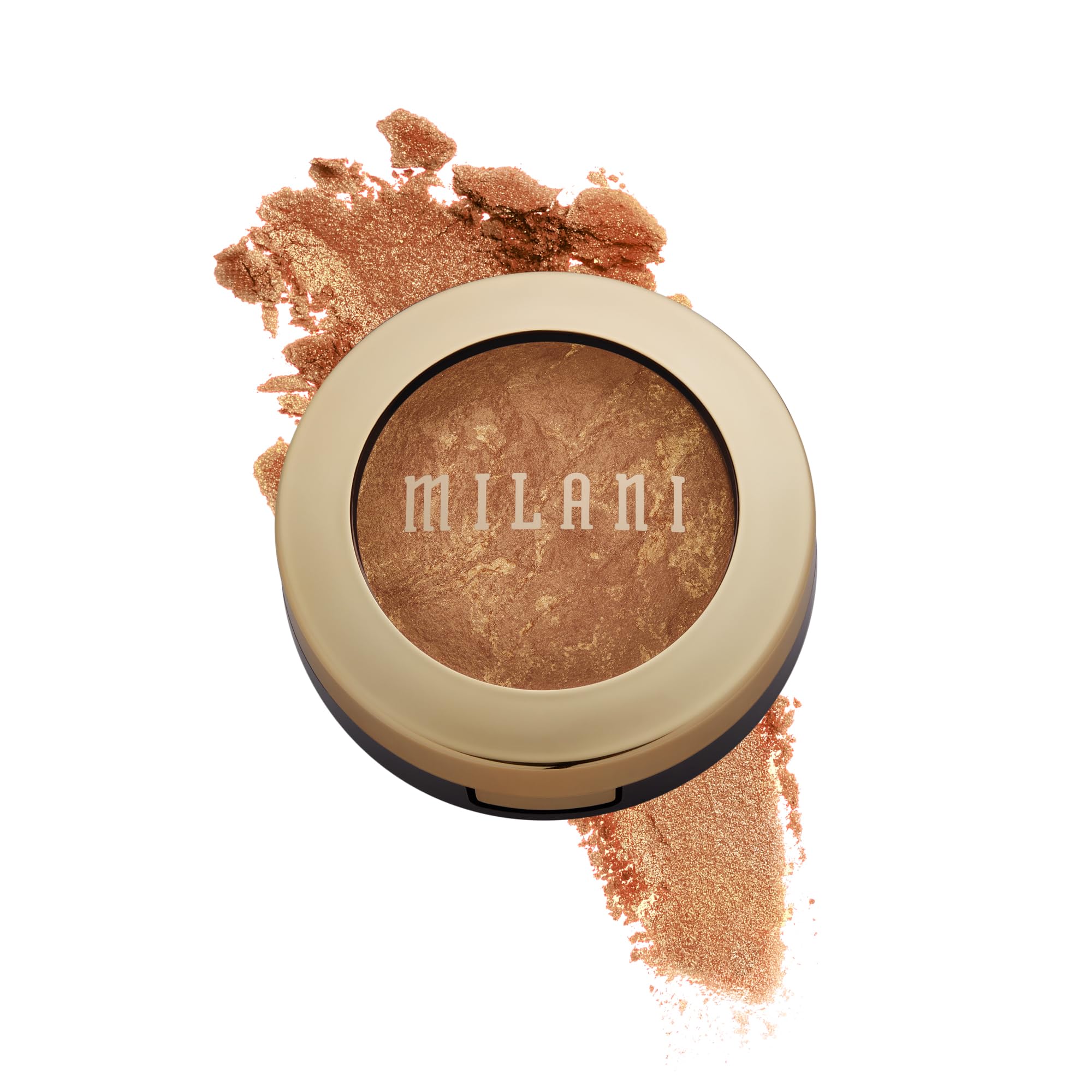 Milani Baked Bronzer - Dolce, Cruelty-Free Shimmer Bronzing Powder To Use For Contour Makeup, Highlighters Makeup, Bronzer Makeu