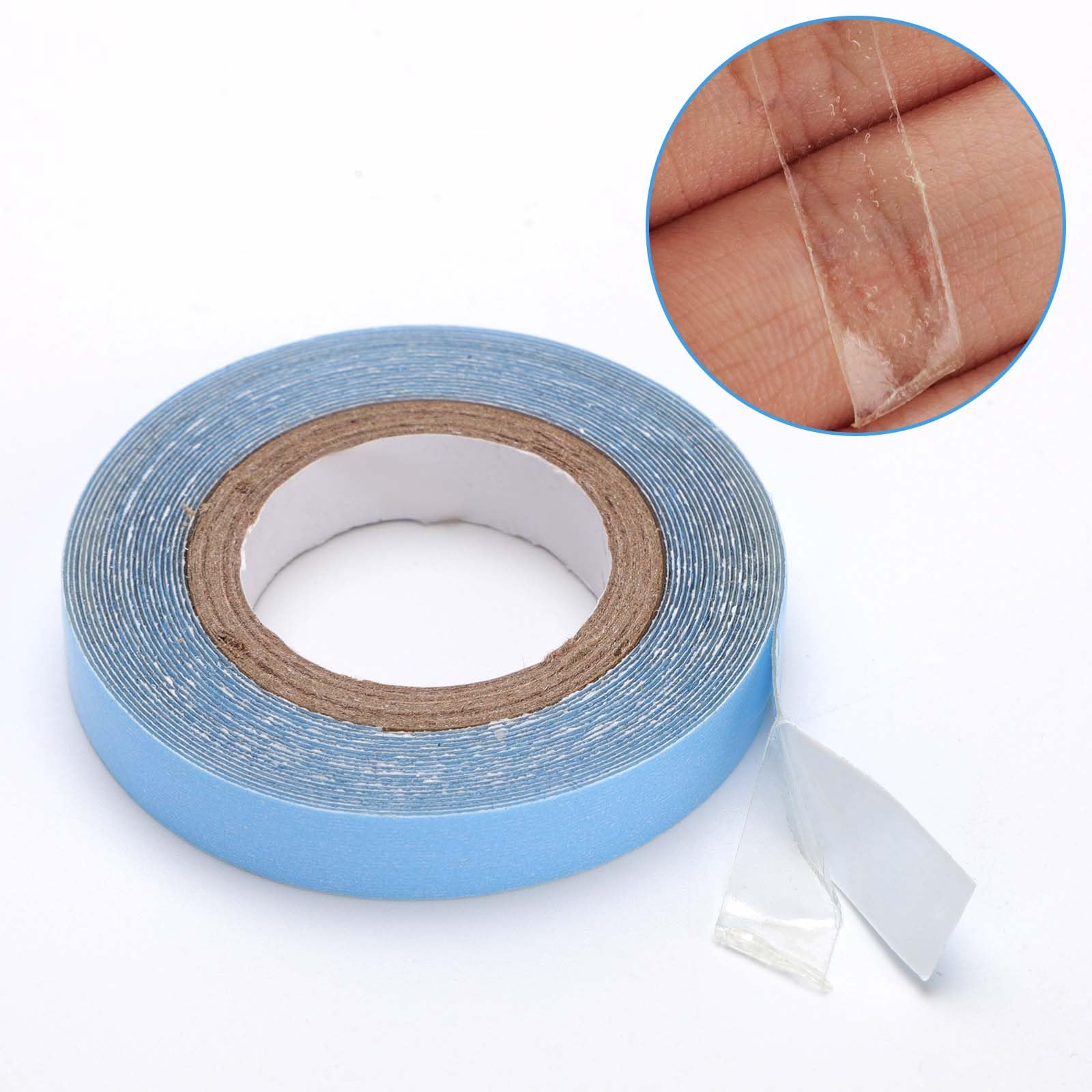 Nqeuepn 2 Rolls Hair Extension Tape, 9.84 Feet Hair Wig Tape Double Sided Adhesive Tape For Hair Extensions Hair Extension Tape