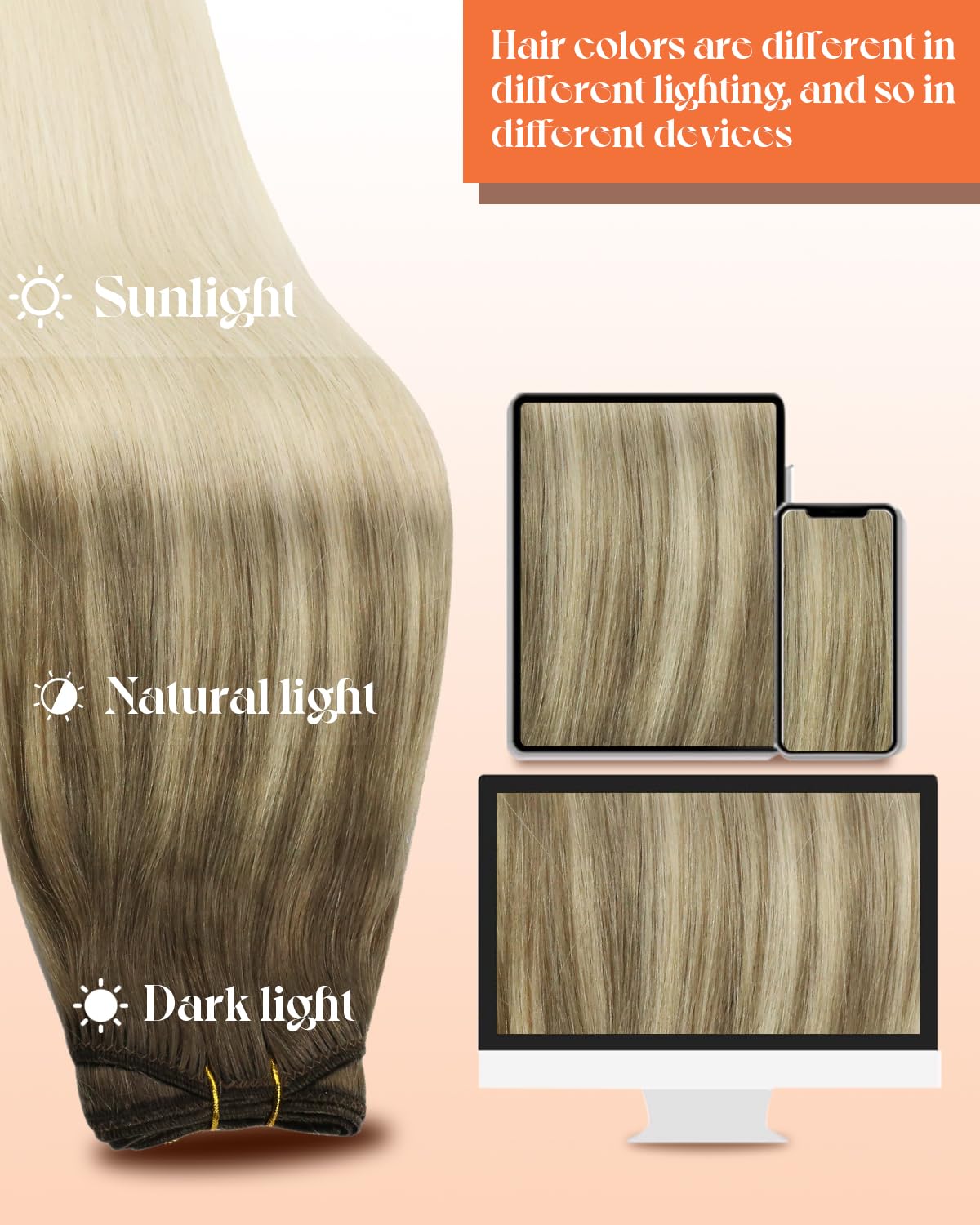 Sunny Short Hair Extensions Sew In Ombre Brown To Blonde Weft Hair Extensions Human Hair Sew In Extensions Light Brown Roots To