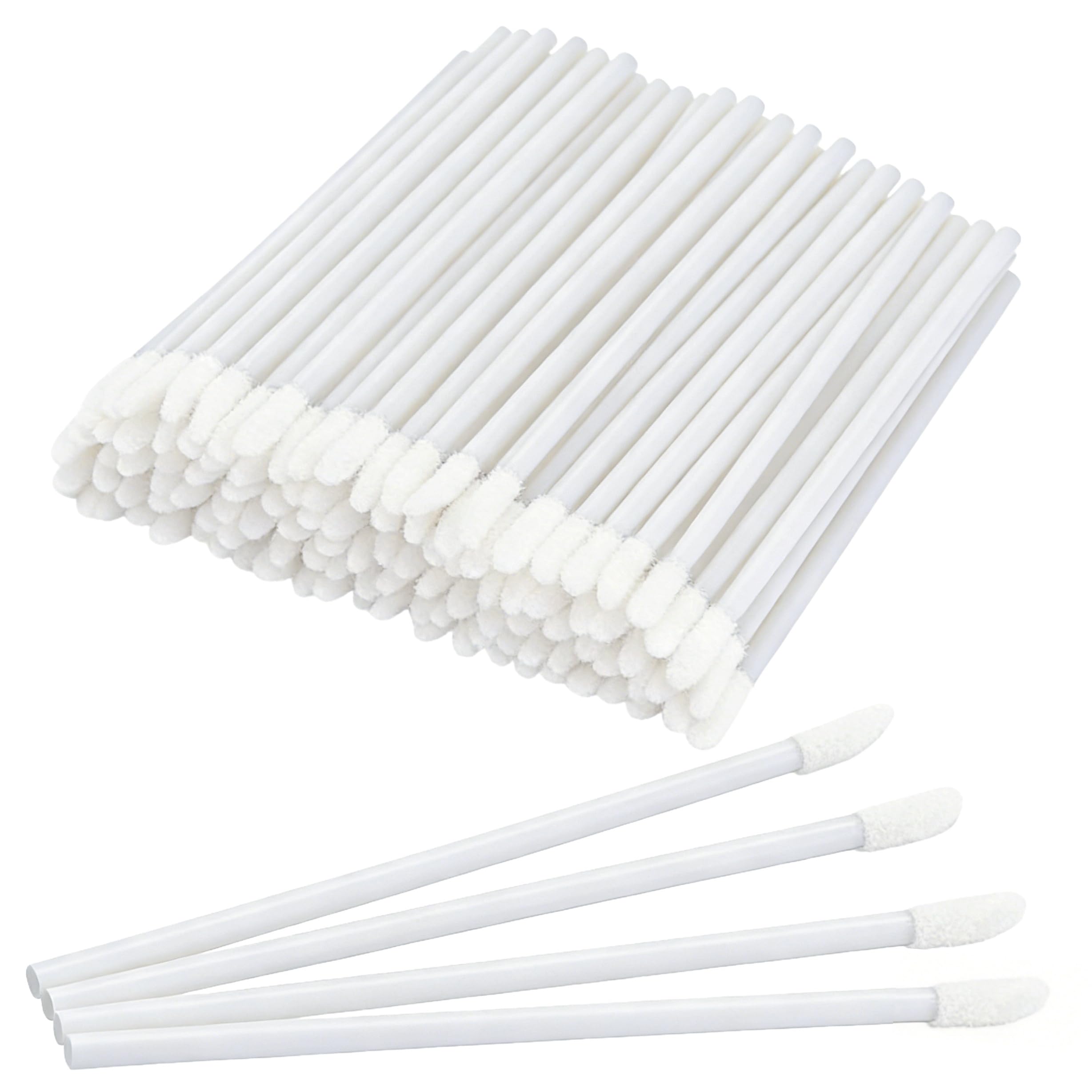 300Pcs Disposable Lip Brushes Lip Gloss Wands Lipstick Wands Makeup Lip Applicator Lint Free Applicators