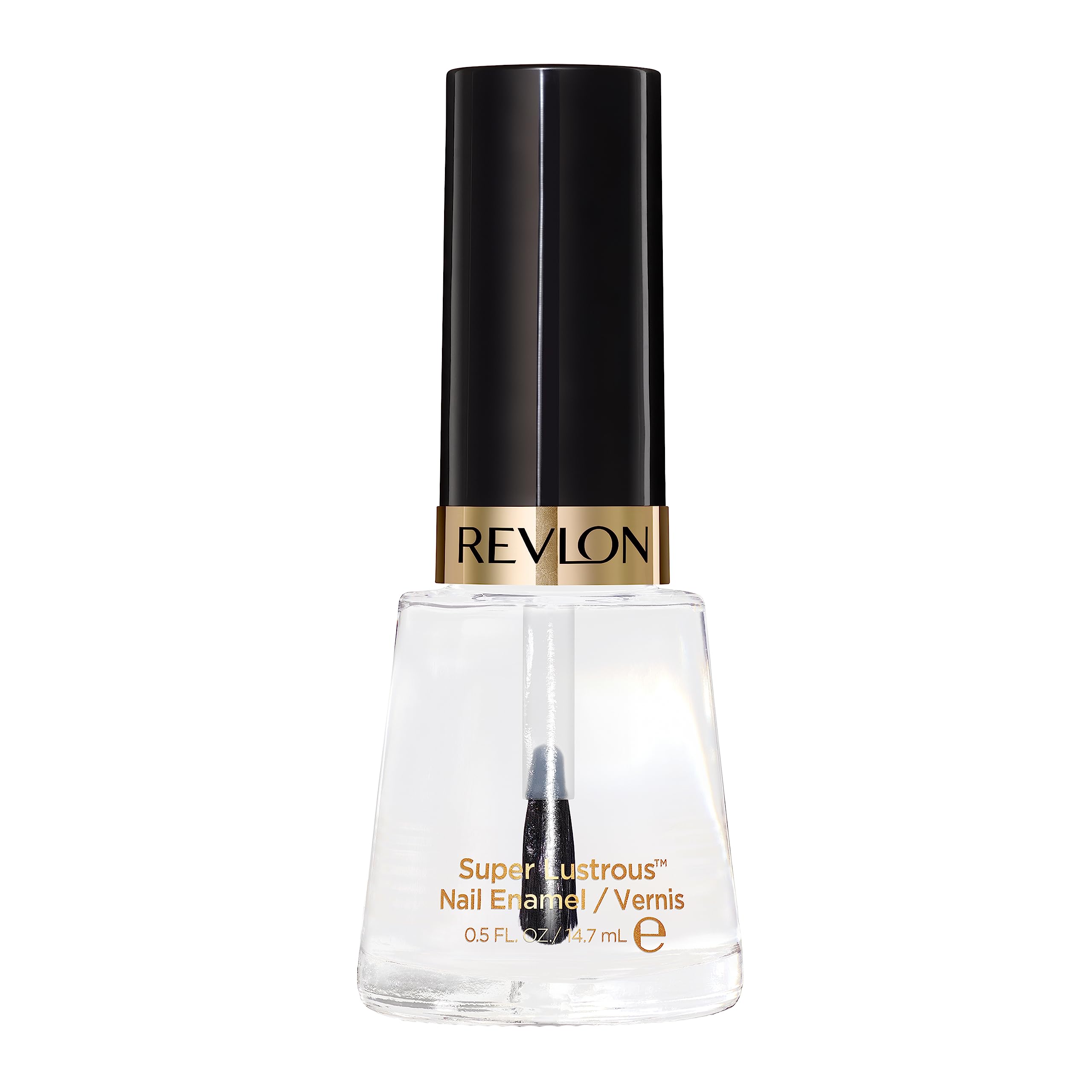 Revlon Super Lustrous Nail Polish, Chip-Resistant & Longwear Formula, High Shine Finish, 771 Clear, 0.5 Fl Oz