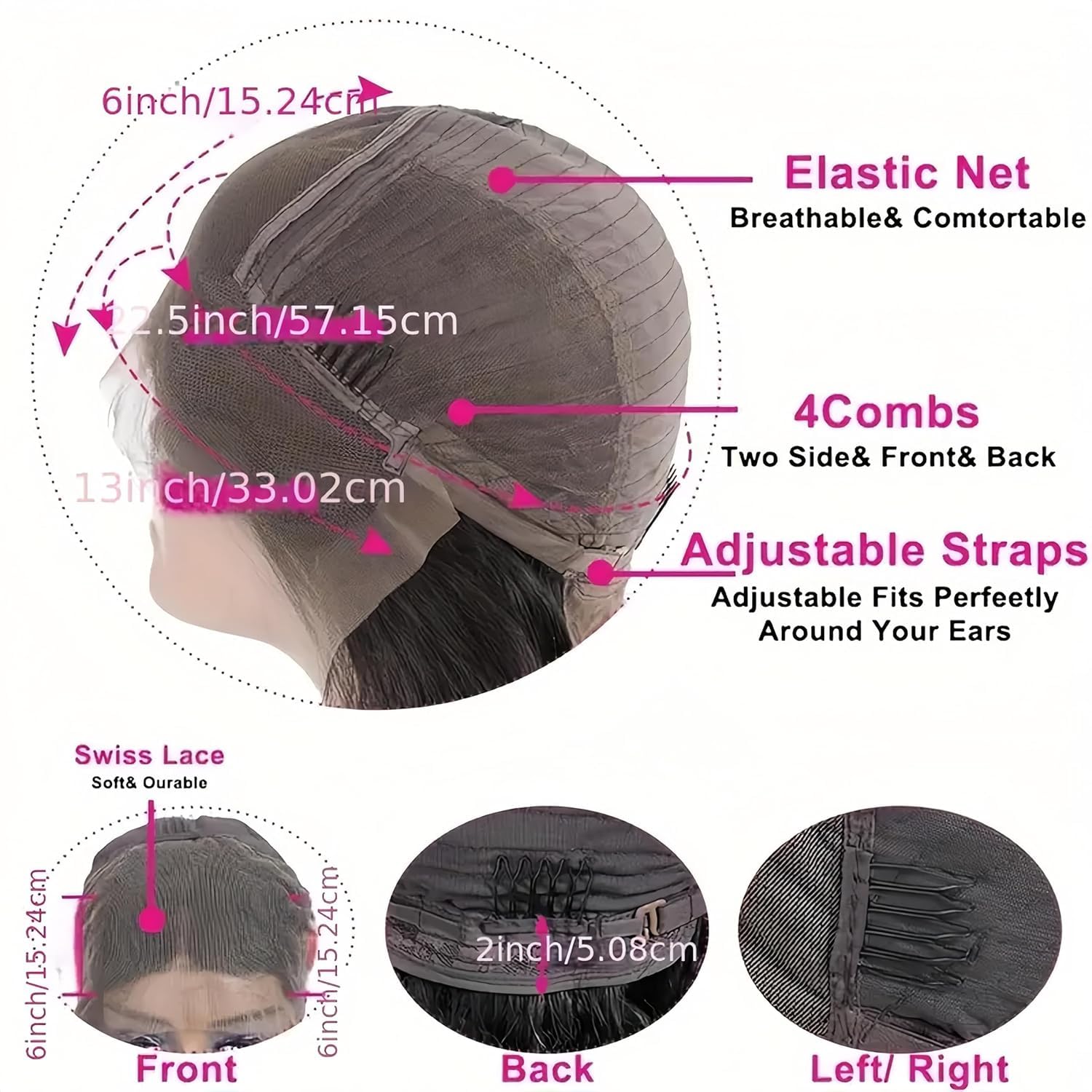 220 Density Hd Lace Frontal Wig 13X6 Lace Front Wigs Human Hair Wigs For Black Women Body Wave Lace Front Wigs Human Hair Pre Pl