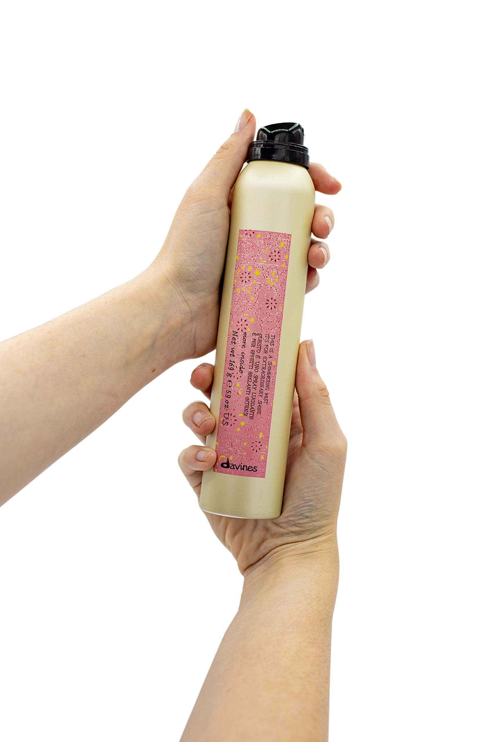 Davines This Is A Shimmering Mist, Light Finishing Mist For Added Shine, Gloss And Moisturizing Anti-Frizz Protection, 6.76 Fl.