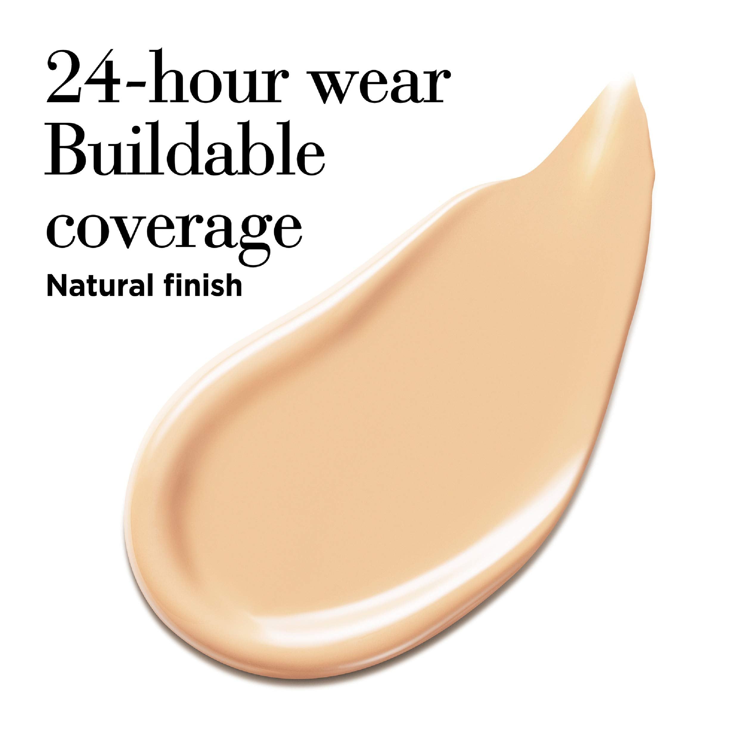 Elizabeth Arden Flawless Finish Liquid Foundation with Hyaluronic Acid, Vitamin C & E, Buildable Coverage, 230N (Light skin with