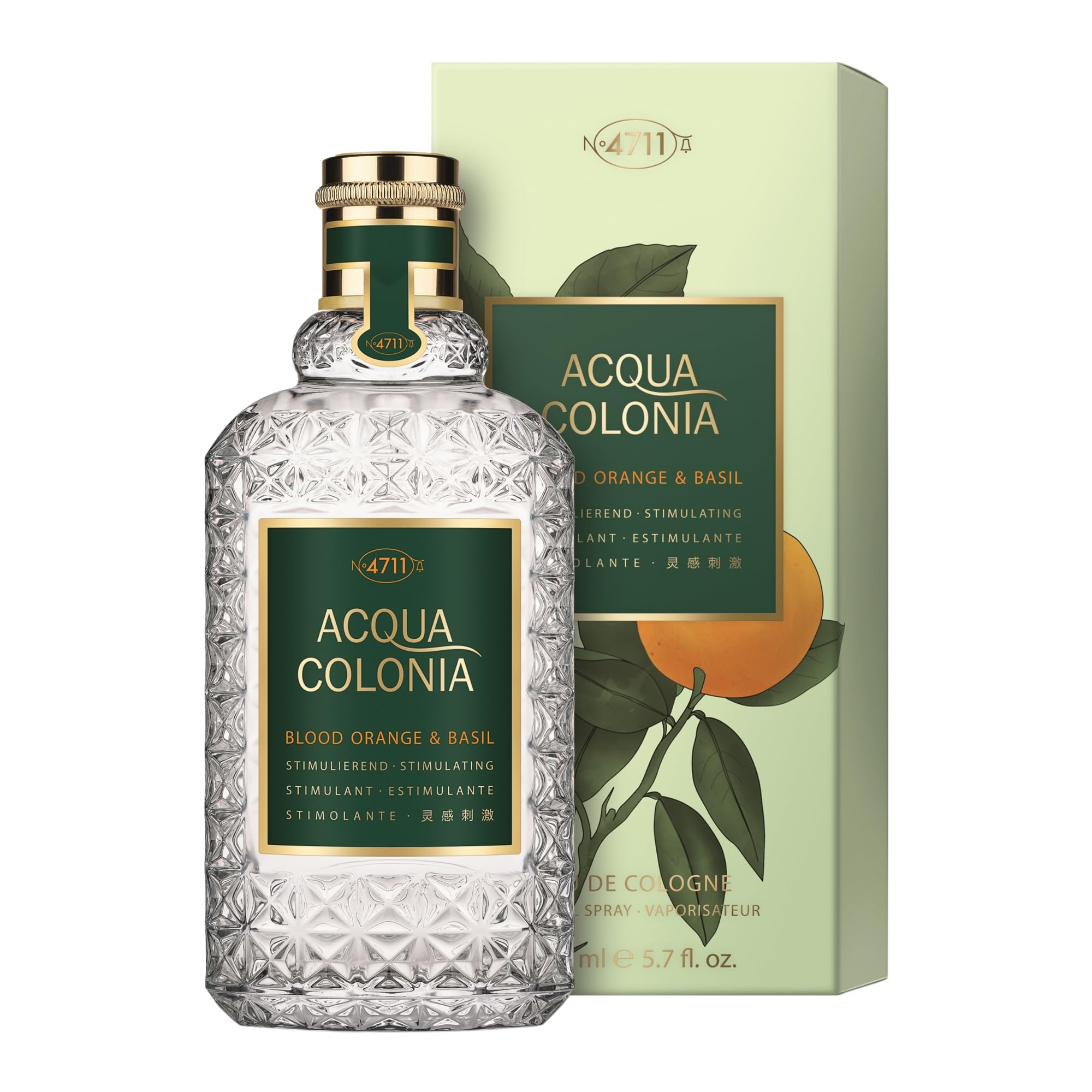 4711 Acaua Coloniablood Orange & Basil Eau De Cologne Spray 57 Oz