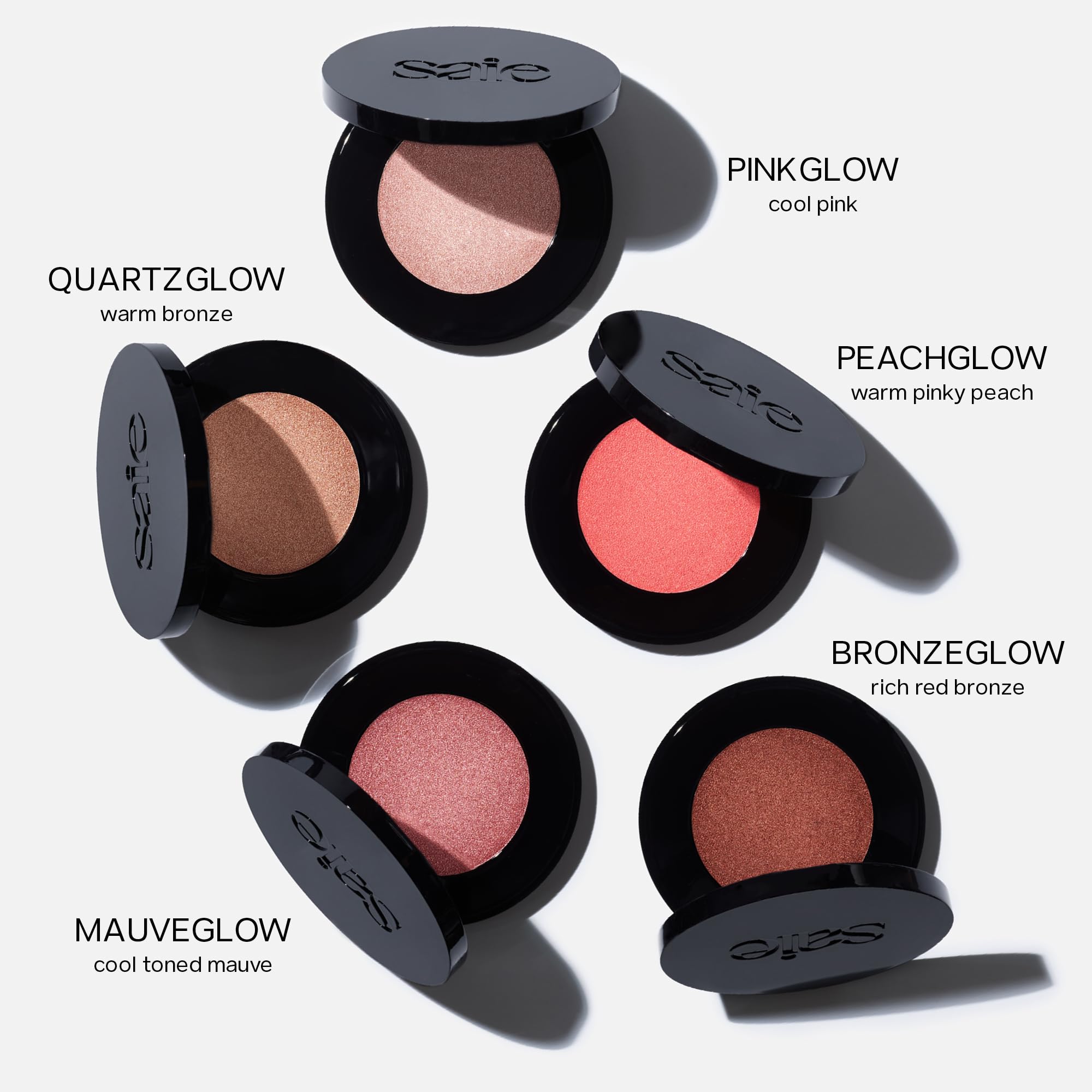 Saie Glow Sculpt Multi-Use Highlighter + Cream Blush - Lightweight with Hyaluronic Acid + Micropearl for Radiant, Glowing Skin -