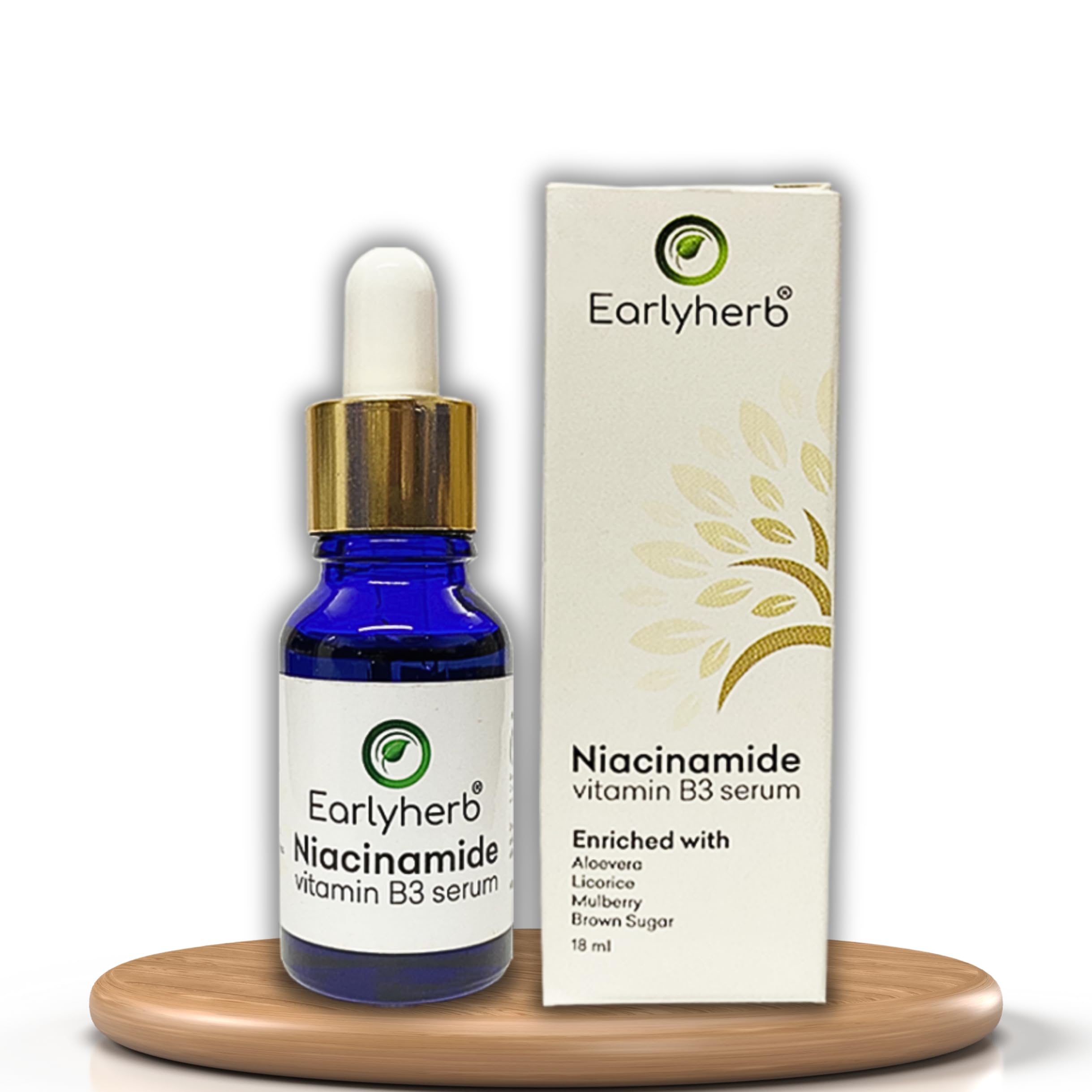 Earlyherb Advanced 10% Vitamin B3 Formula Niacinamide Face Serum For Clear Glowing Skin, Reduces Dullness  Niacinamide Serum Fo