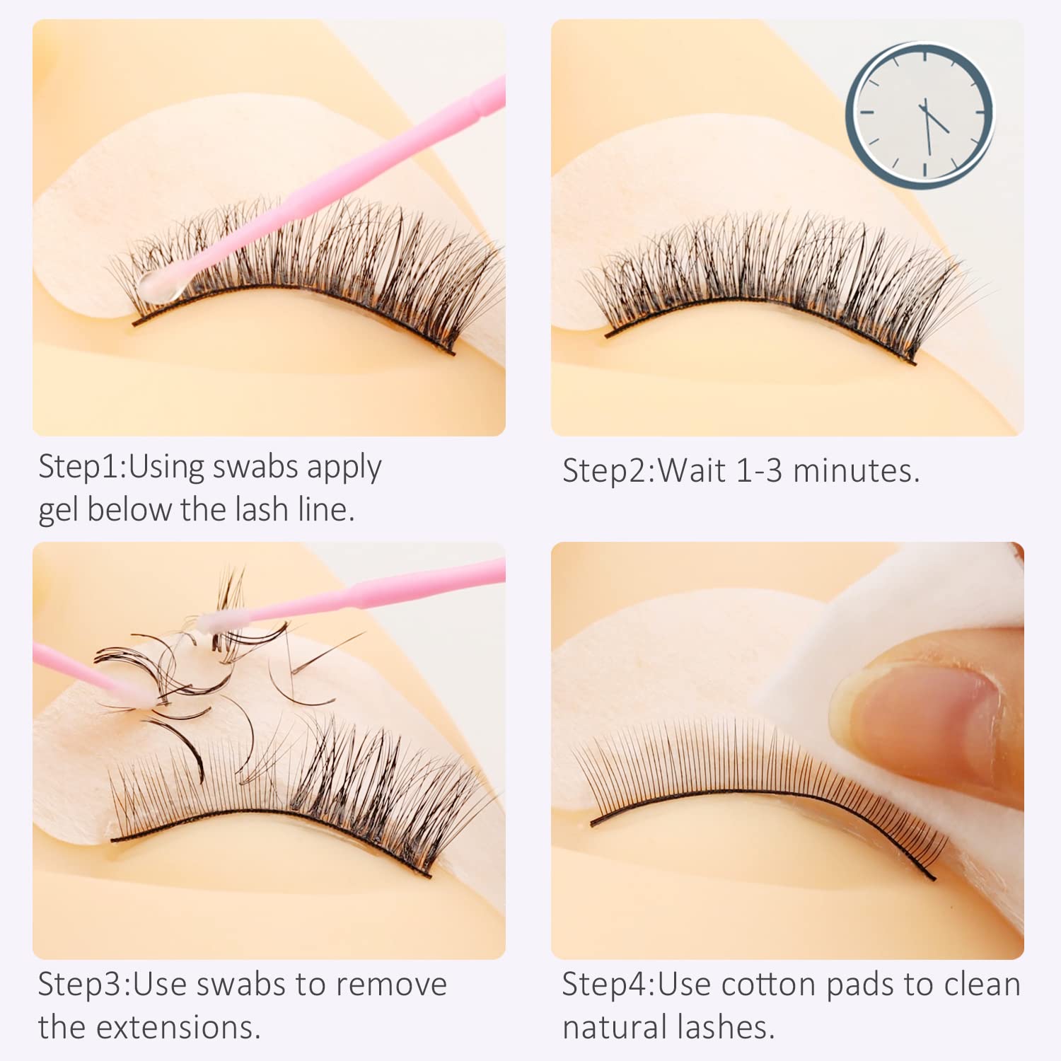 EMEDA Eyelash Extension Remover Gel Not for Clusters Glue 15ml Quickly Dissolves Powerful Lash Extension Glue Professional Remov