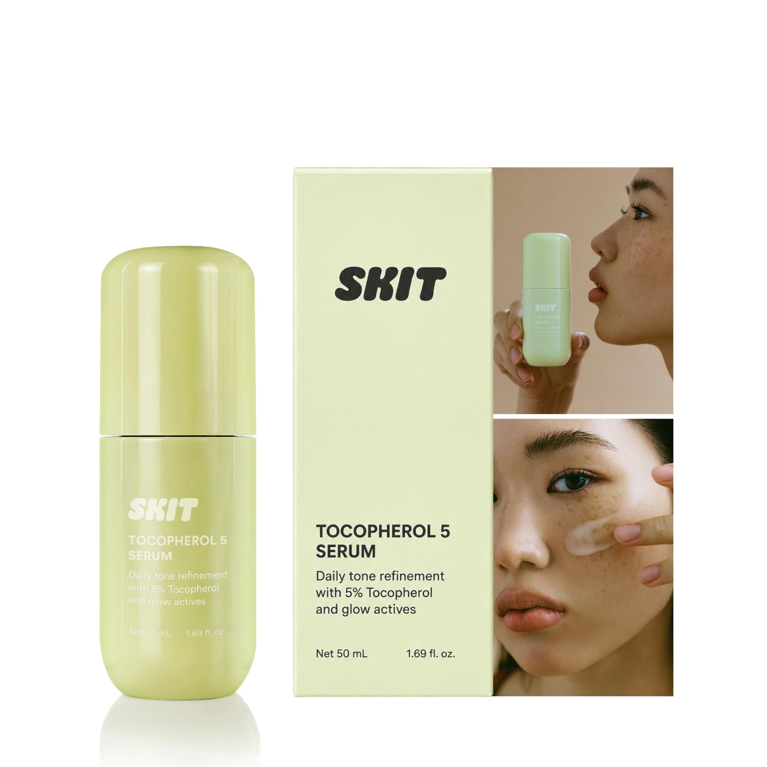 Skit 5% Tocopherol Vitamin E Serum Glutathione Antioxidant Care 1.69fl oz
