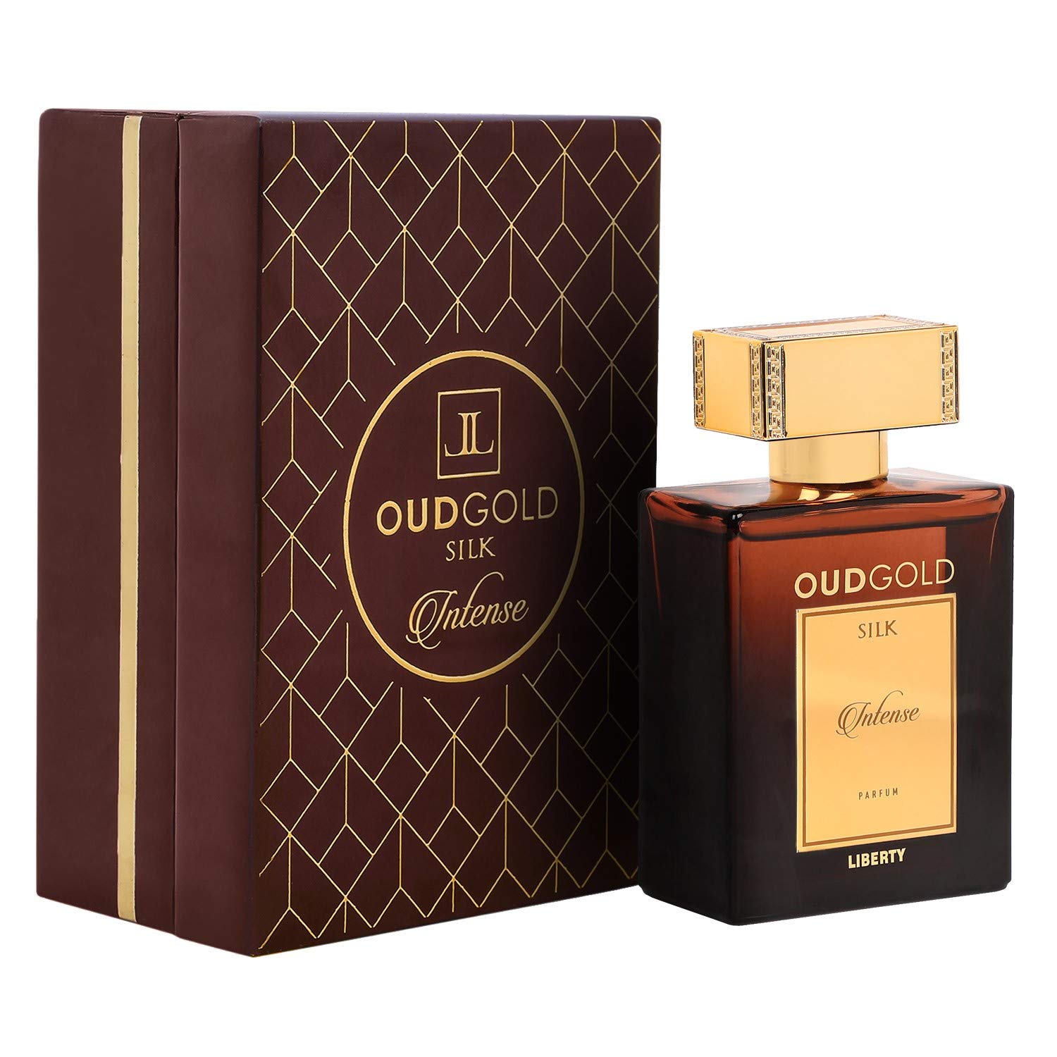 Liberty Premium Oud Luxury Seductive Long Lasting (3 days) OudGold Silk Intense Parfum for Men and Women (100ml/3.4Oz), Designed