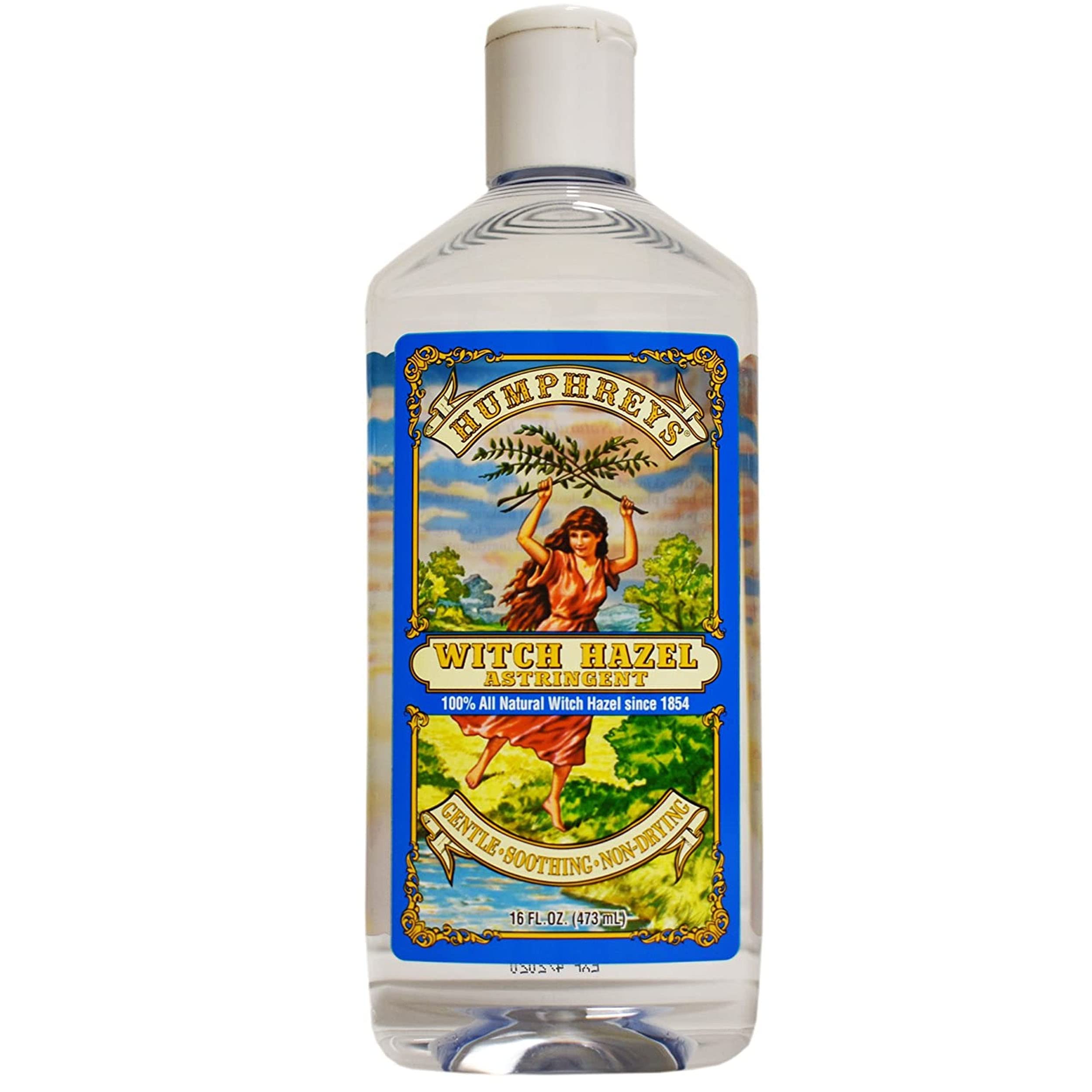 Humphreys Witch Hazel Astringent, 16 Fl Oz (Pack of 4)