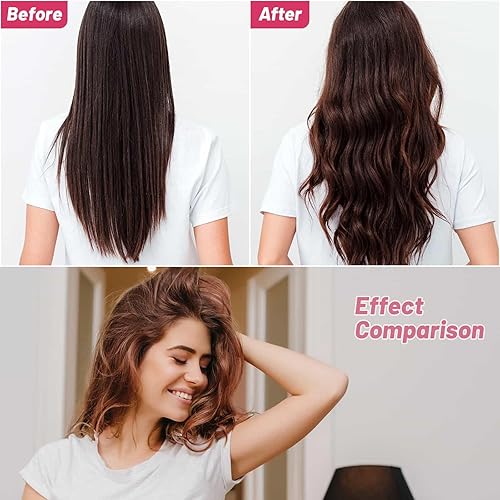 Jumbo Rollers Hair Curlers 24 Pcs Set With 12Pcs Jumbo Large Hair Rollers And 12 Pcs Hair Clips For Long Medium Hair Volume (Hot