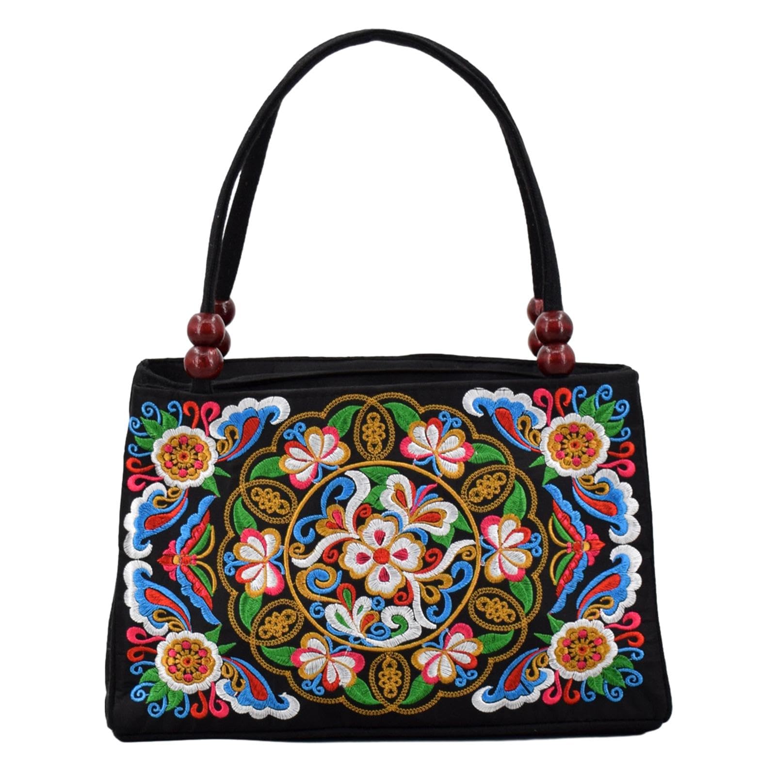 Calandis Canvas Tote Bag Versatile Bag Casual Embroidery Handbag For Party Dorm Beach A | Womens Handbags & Bags