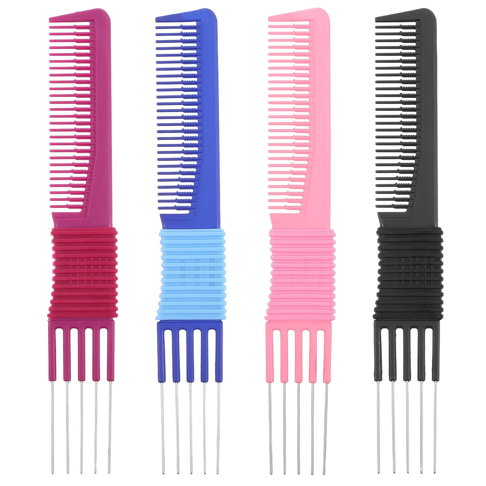 SULIKJHUI 4 Pcs Teasing Comb, Backcombs for Volume Lifting, Hair Styling
