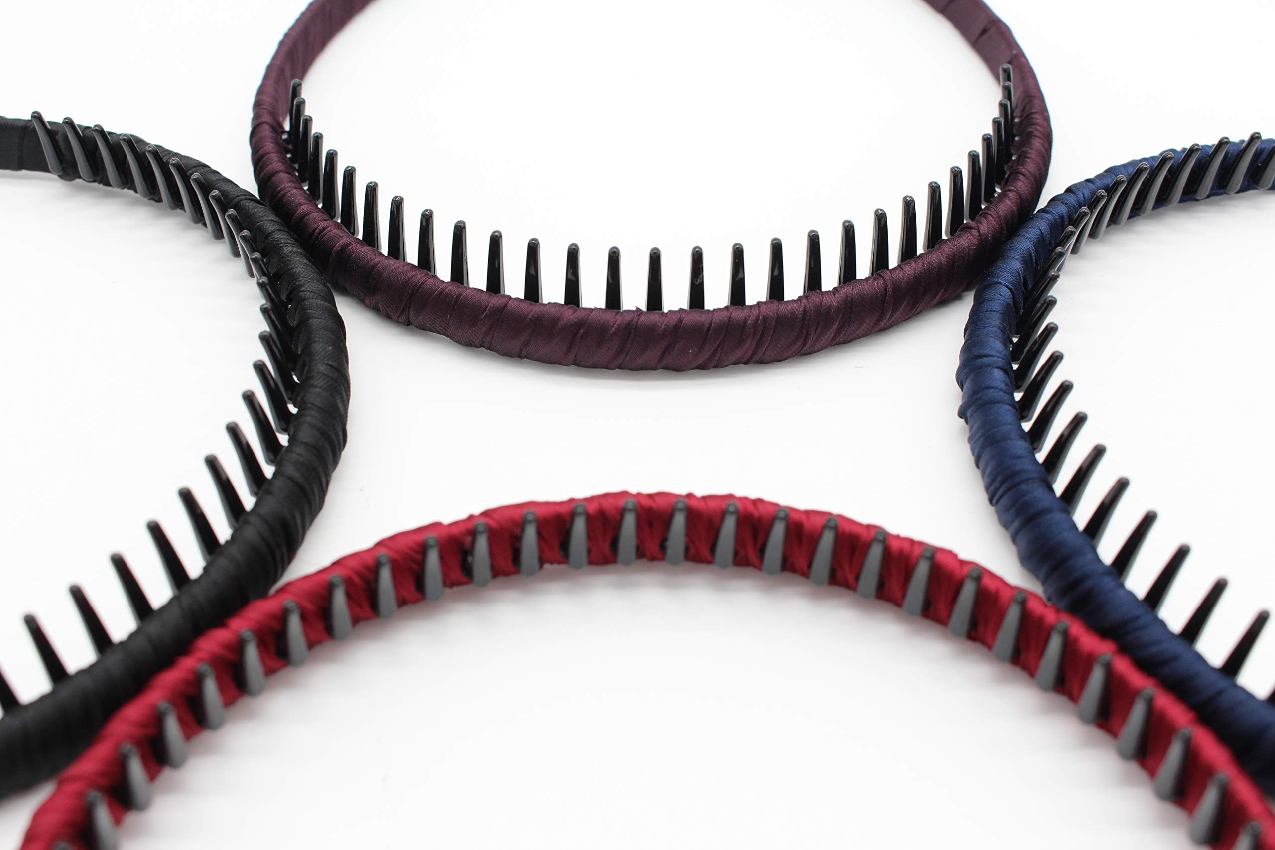 JOBAND Fashion hair bands for women short hair headbands Non-slip hairband Resin Hair Accessories hair hoop teeth comb (4 color)