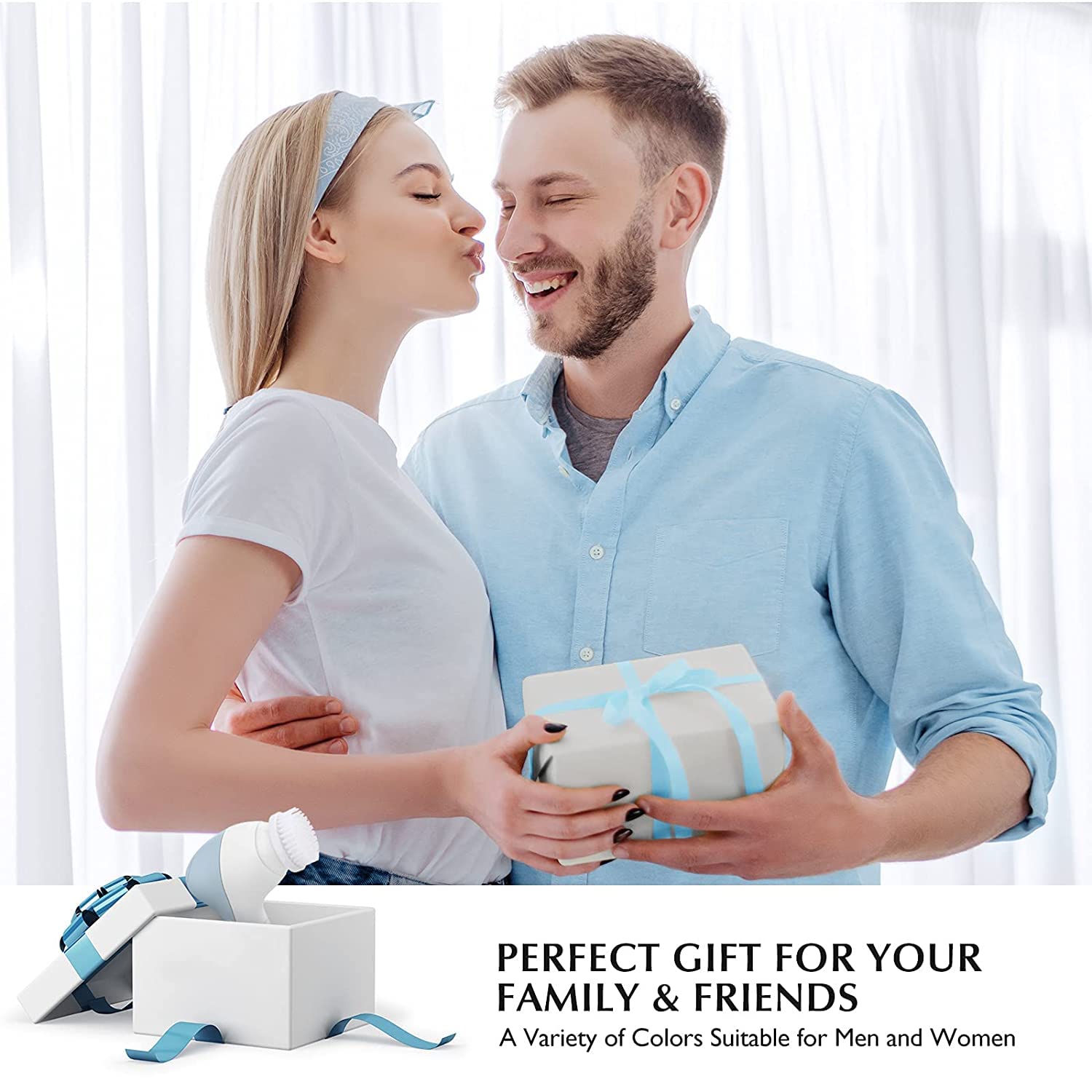 Facial Cleansing Brush Face Scrubber: Coslus 3In1 Jbk-D Electric Exfoliating Spin Cleanser Device Waterproof Deep Cleaning Exfol