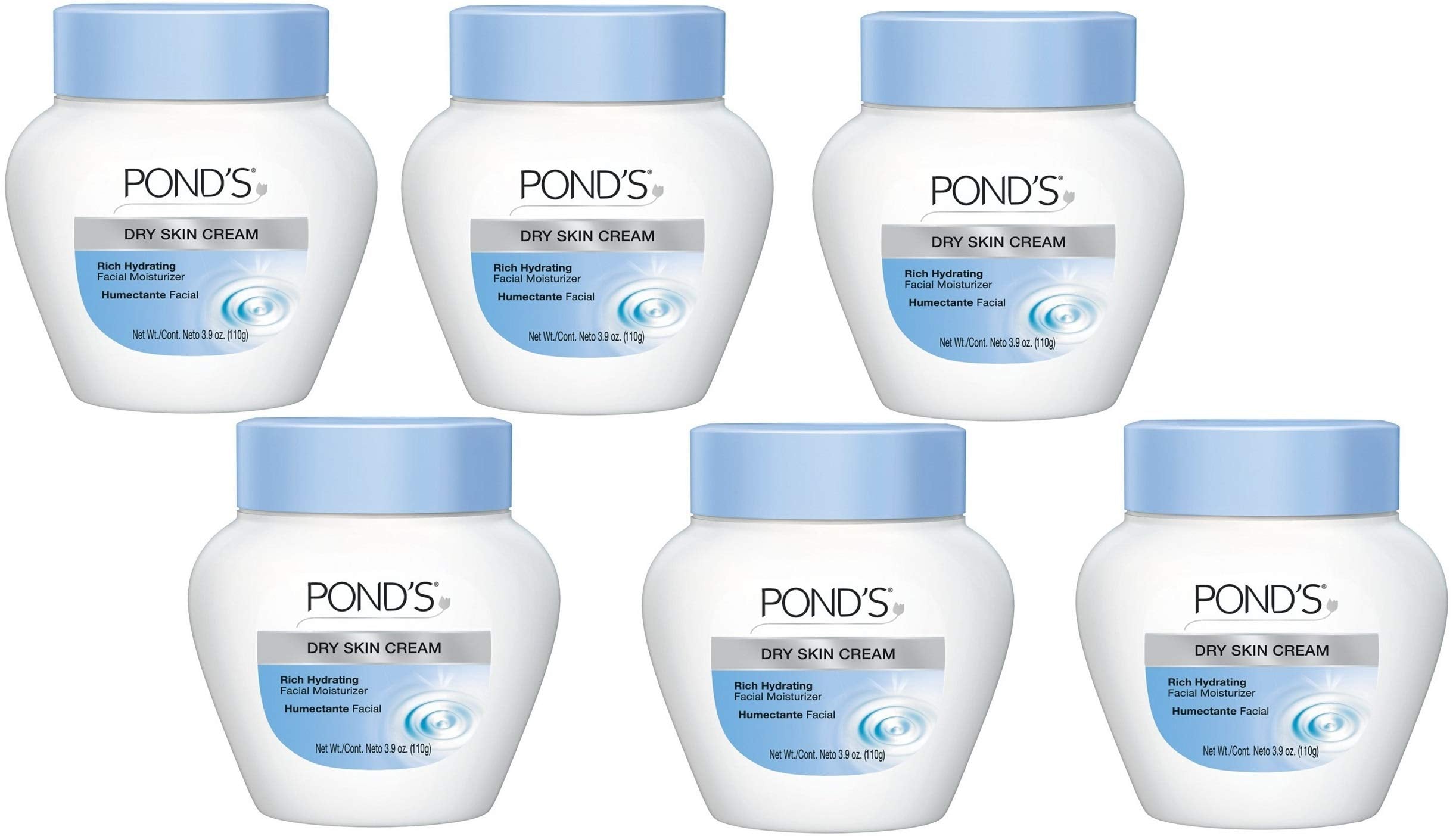 Pond s Cream Dry Skin 3.9 oz (Pack of 6)