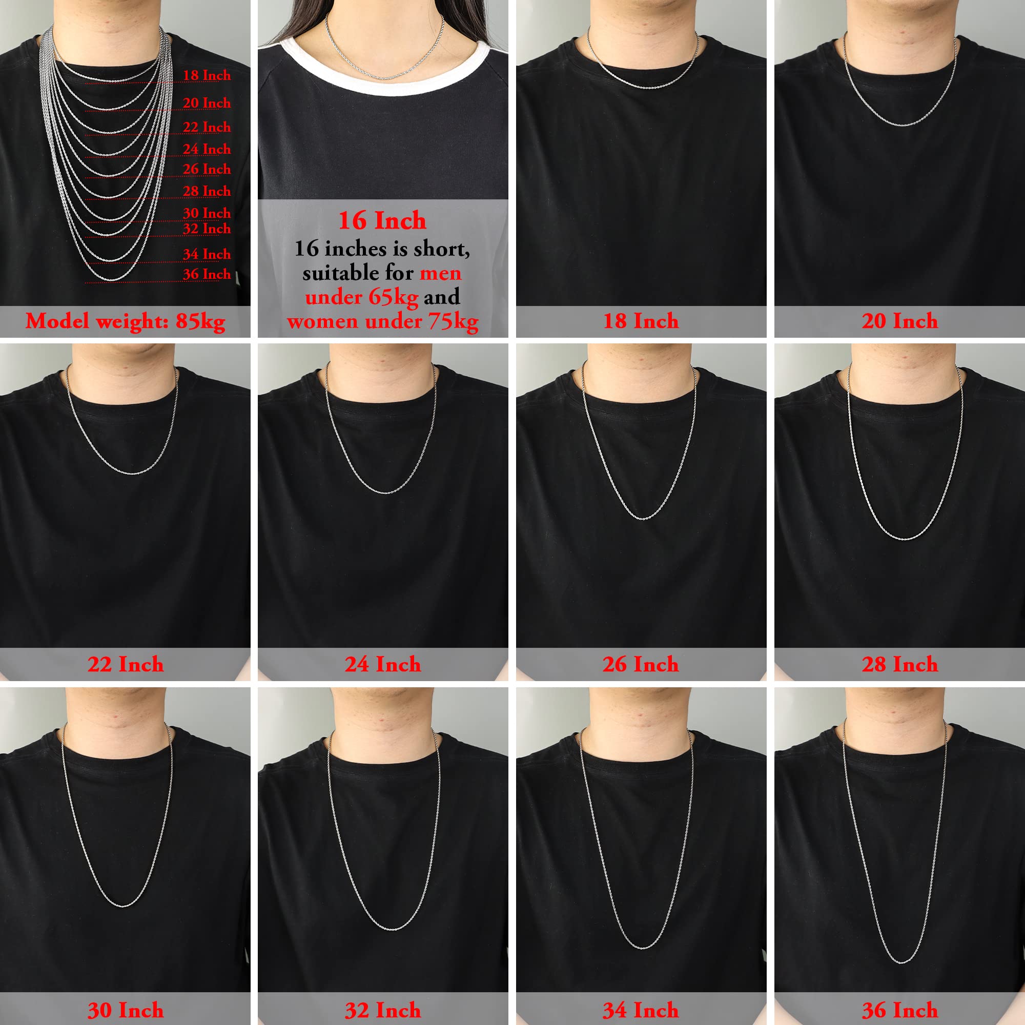 HolyFast Twist Chain Bracelets - Stainless Steel Rope Jewelry for Men & Women