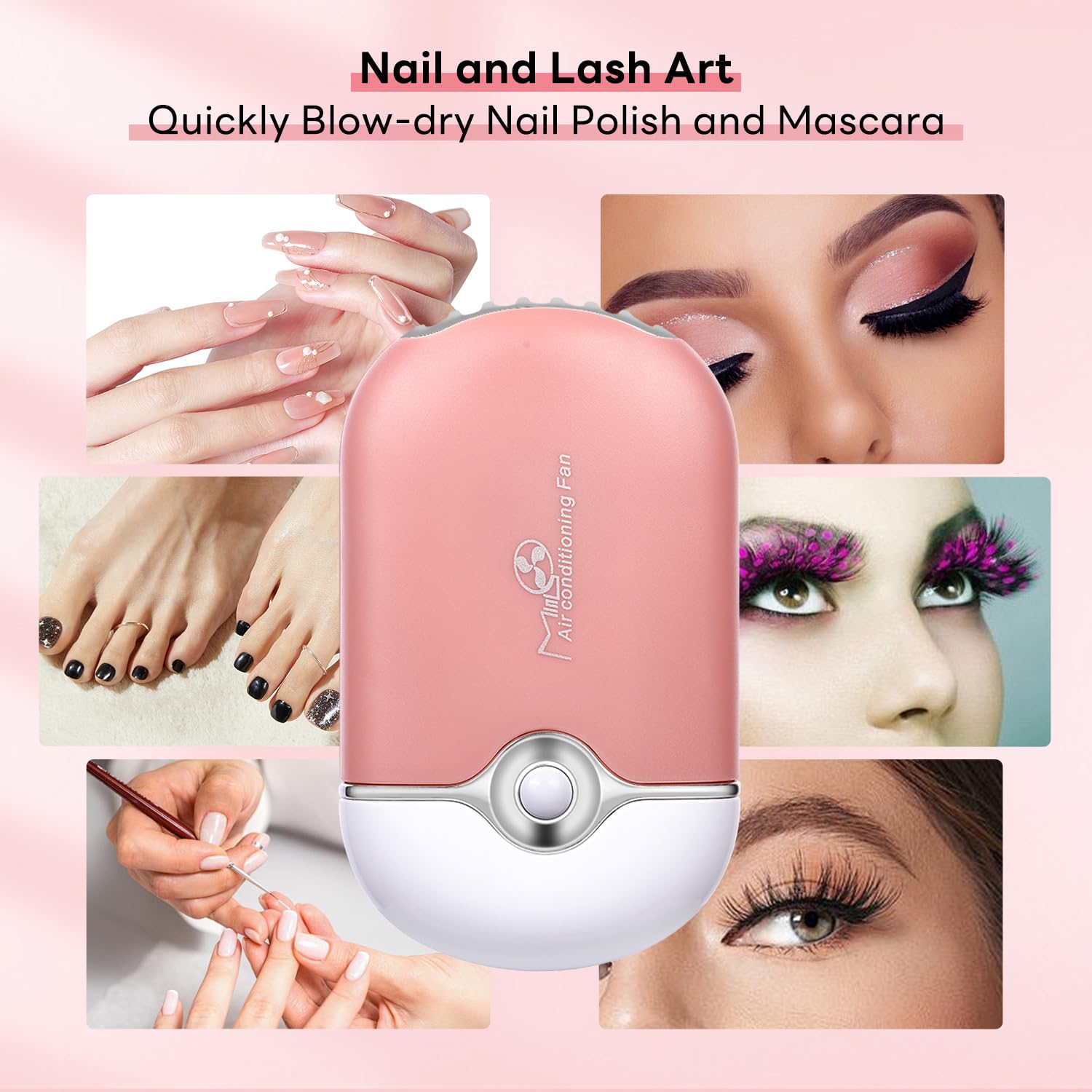 Actrol Eyelash Extension Shampoo Kit 60Ml Unscented Lash Extension Cleanser With Lash Fan Pink Professional Eyelid Foaming Clean