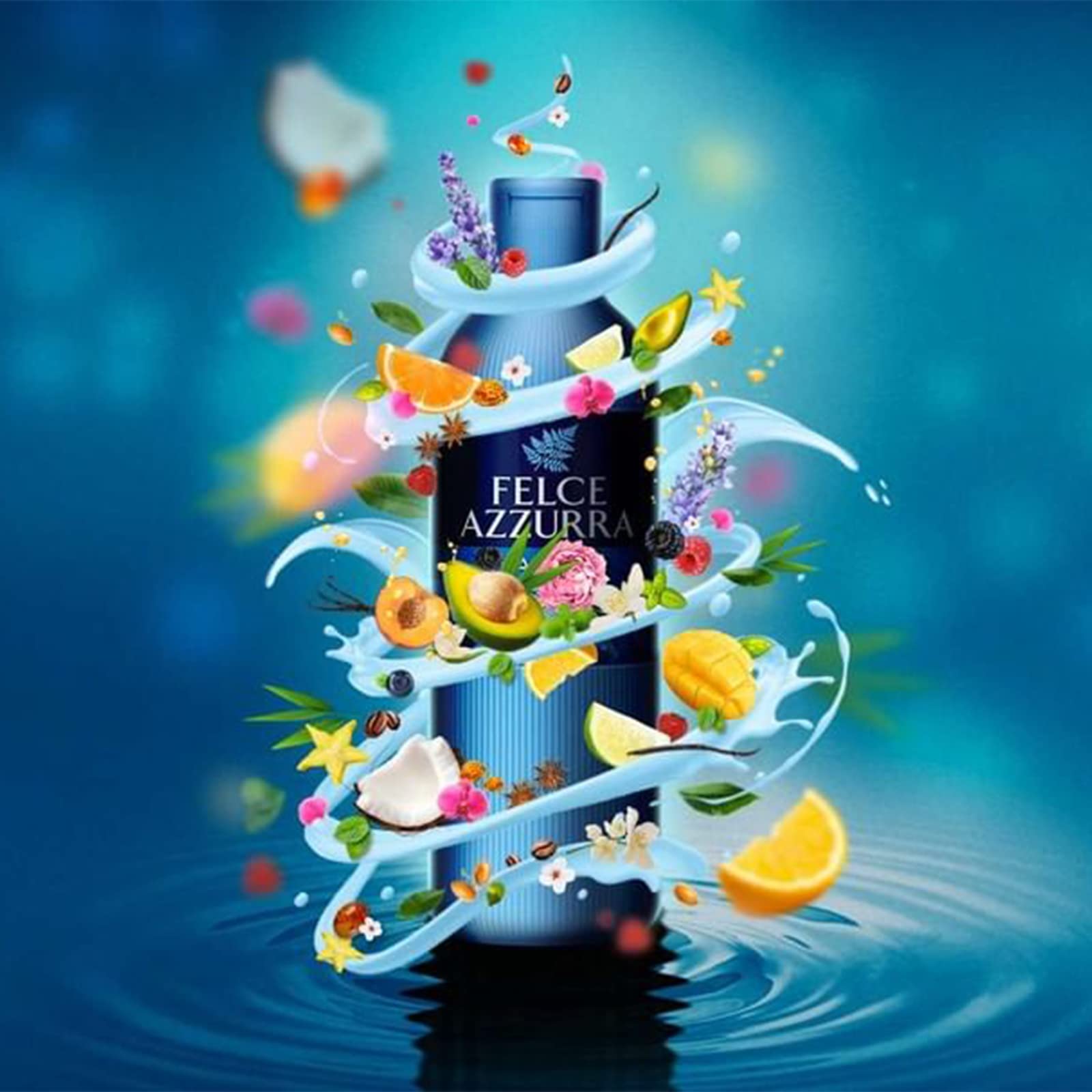 Felce Azzurra Original - The Timeless Essence Body Wash - New Rich And Velvety Formula - Envelops Your Skin With A Gentle And Li