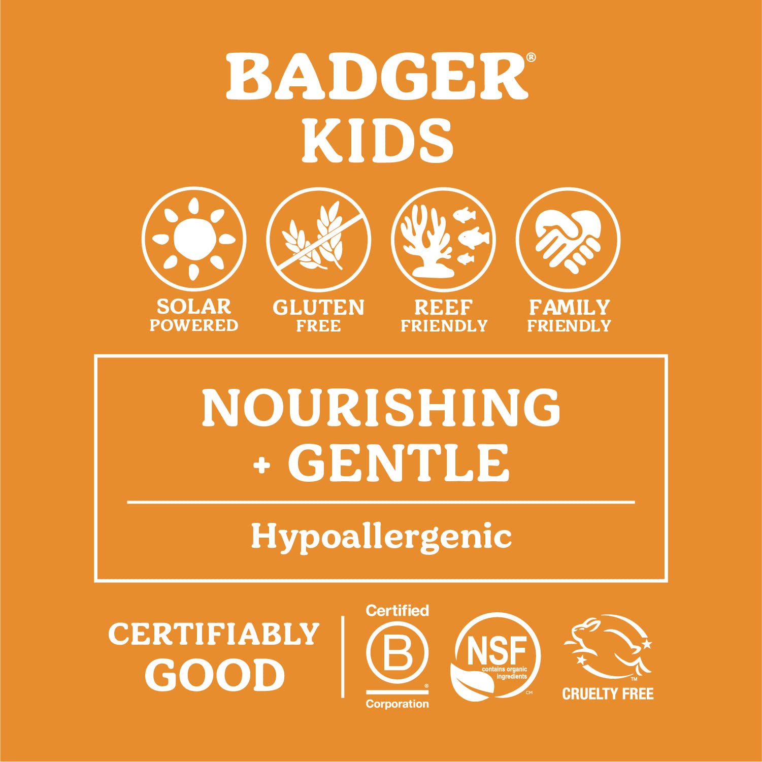 Badger Kids Sunscreen Stick Spf 35 With Mineral Zinc Oxide, Travel Size Sunscreen Stick For Kids, 97% Organic Ingredients, Reef