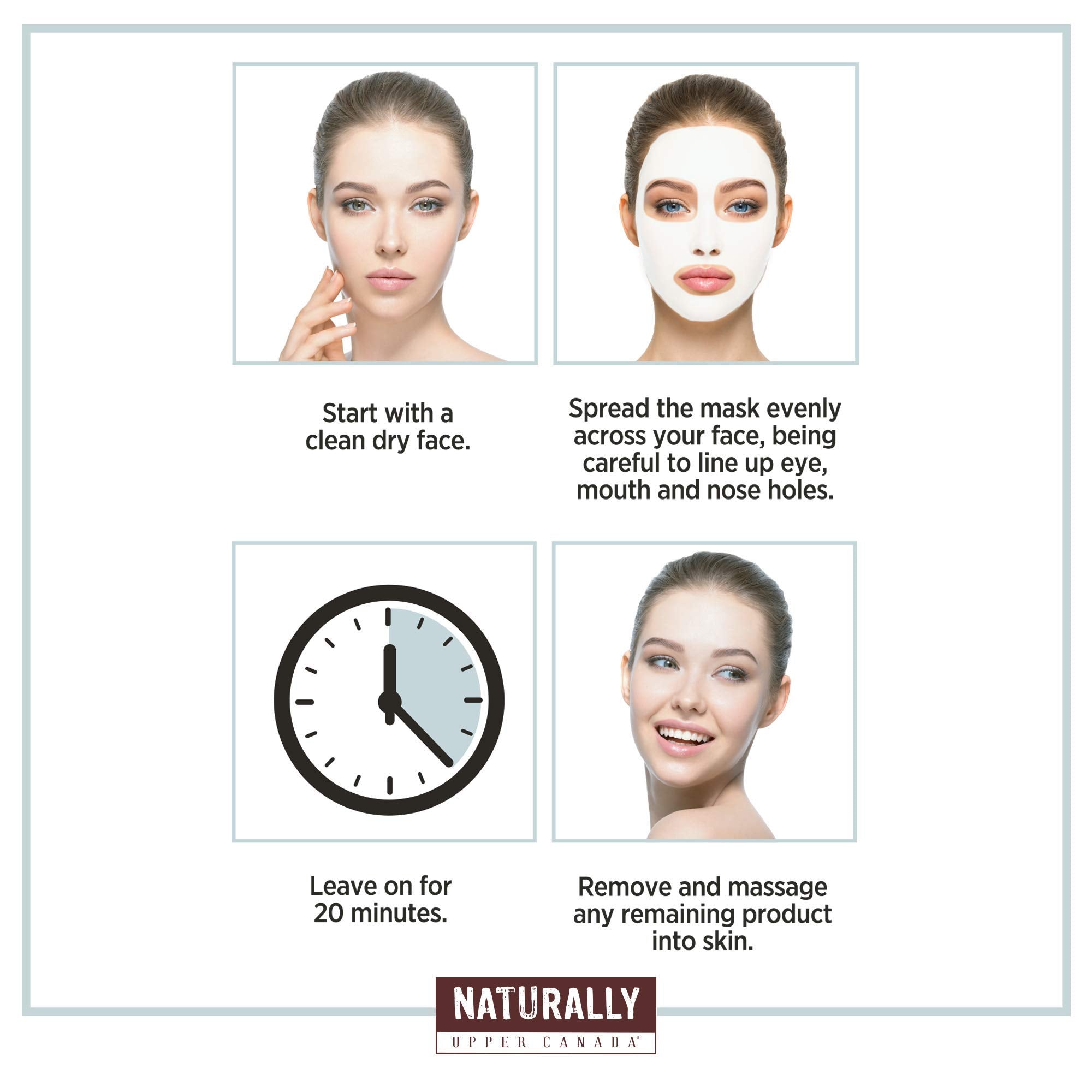 Naturally 30 Variety Pack Infused For Face 5 Sheet Masks, 1 Count