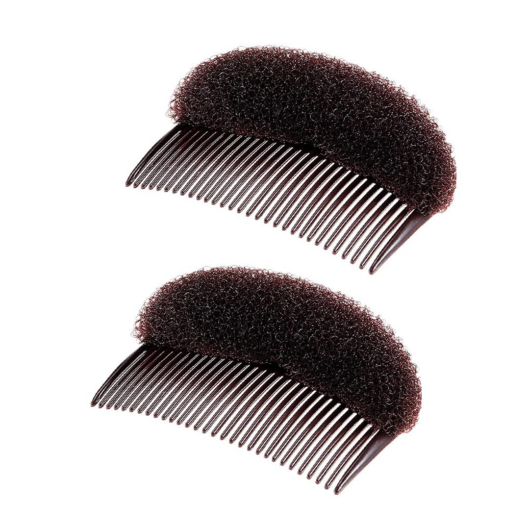 2PCS 29 Teeth Hair Fringe Volume Bump Up Inserts Tools-Hair Pin Hair Styling Clip Hair Charming Insert Do Beehive Tool Maker Hai