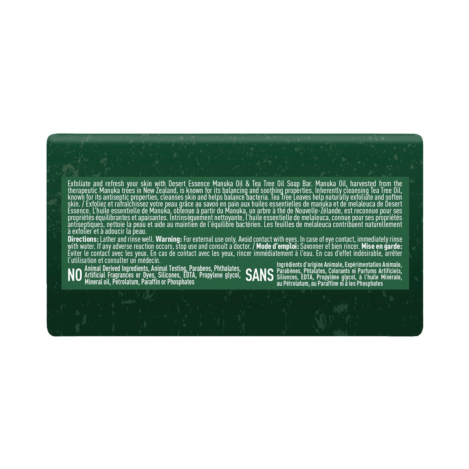 Desert Essence MANUKA TEA TREE OIL SOAP BAR