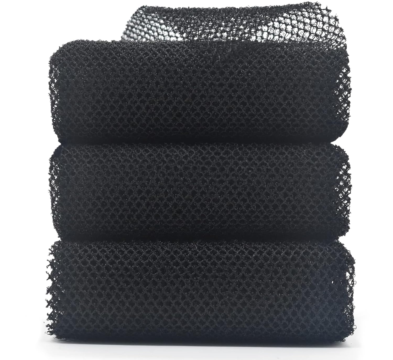 3 Piece African Exfoliating Net For Body, African Net Sponge, African Wash Net, African Shower Net, African Bath Sponge Scrubbin