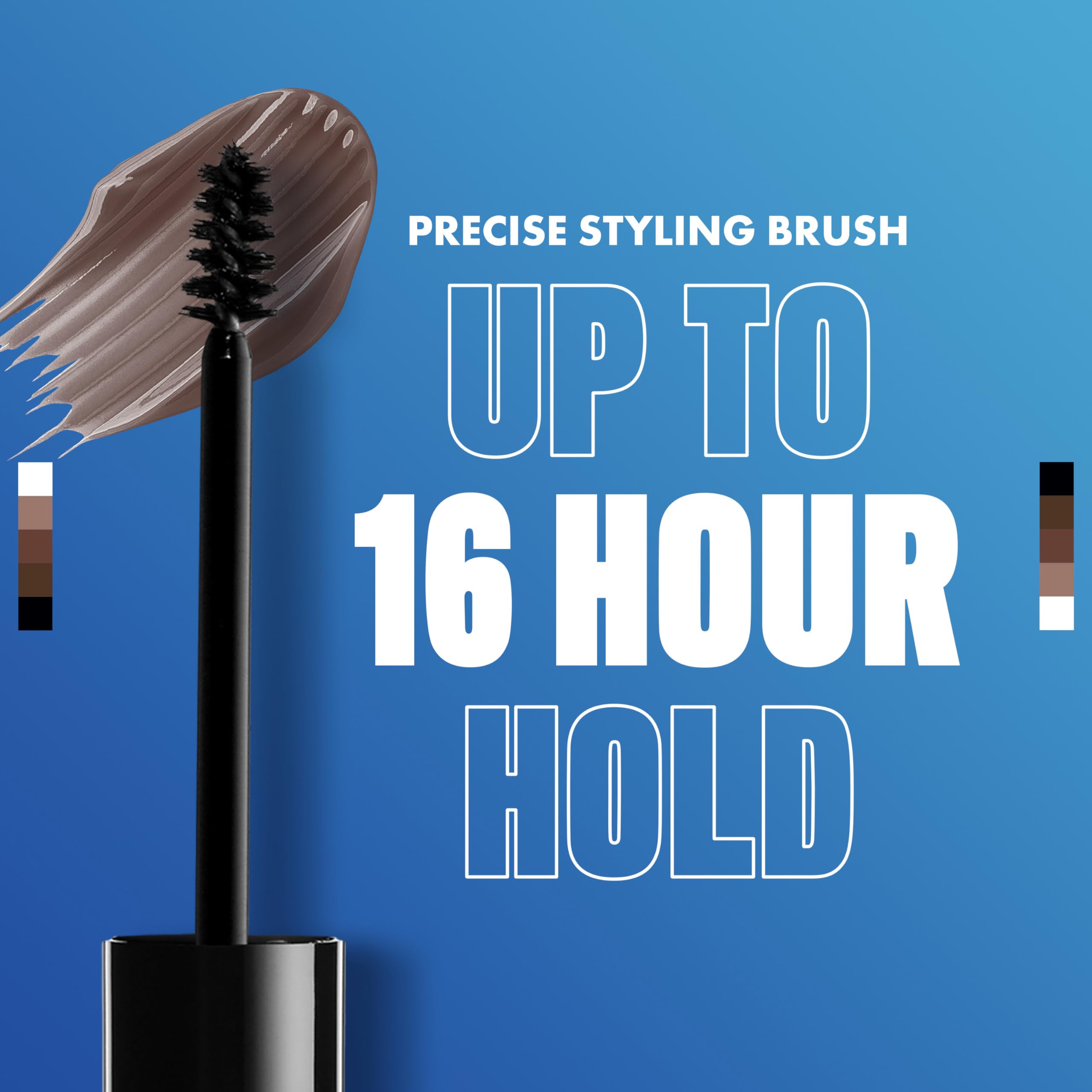 NYX PROFESSIONAL MAKEUP The Brow glue, Extreme Hold Tinted Eyebrow gel - Dark Brown