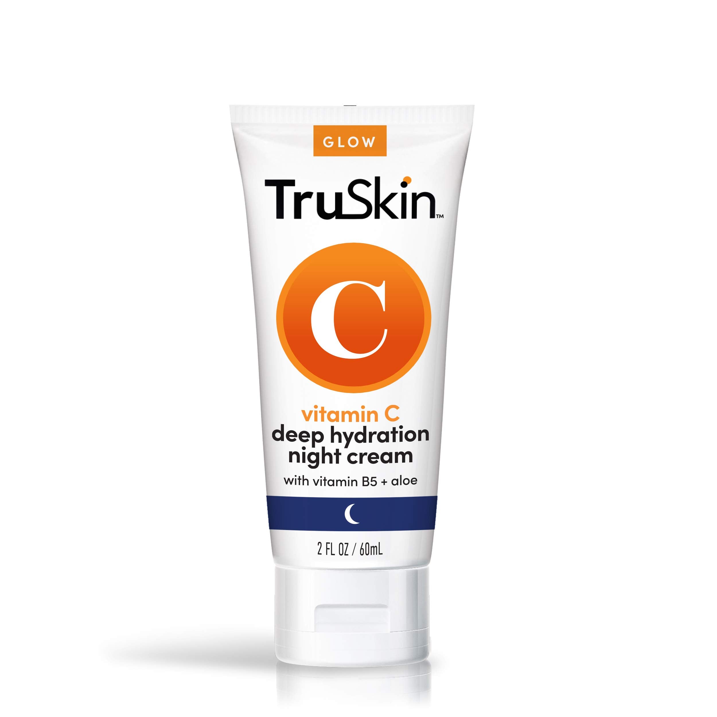 TruSkin Vitamin C Night Cream - Skins Natural Collagen Supporting Blend with Cocoa Butter, Vitamin B5, Botanical Essential Oils