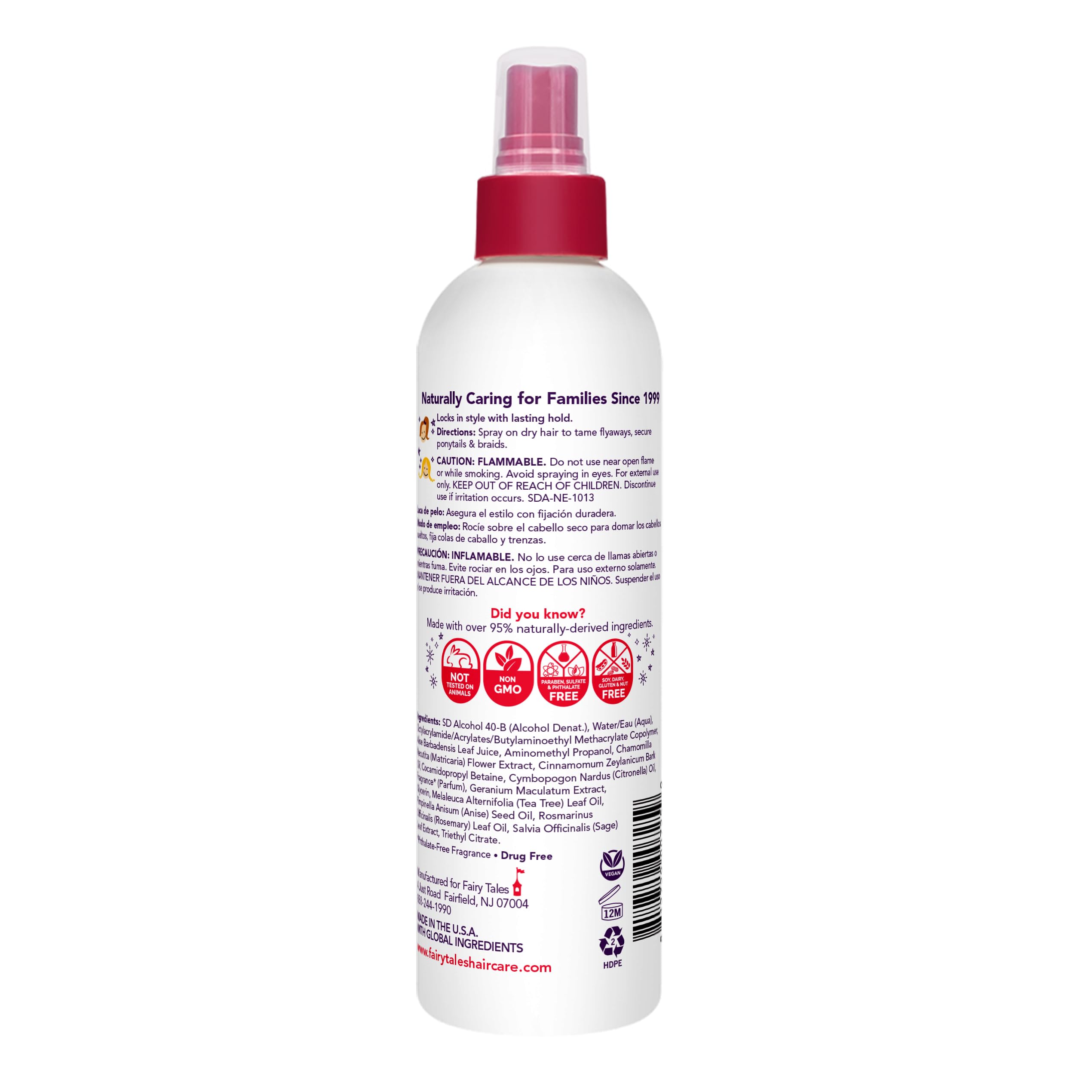 Fairy Tales Rosemary Repel Daily Kids Hair Spray - Kids Like the Smell, Lice Do Not, 8 fl oz. (Pack of 1)