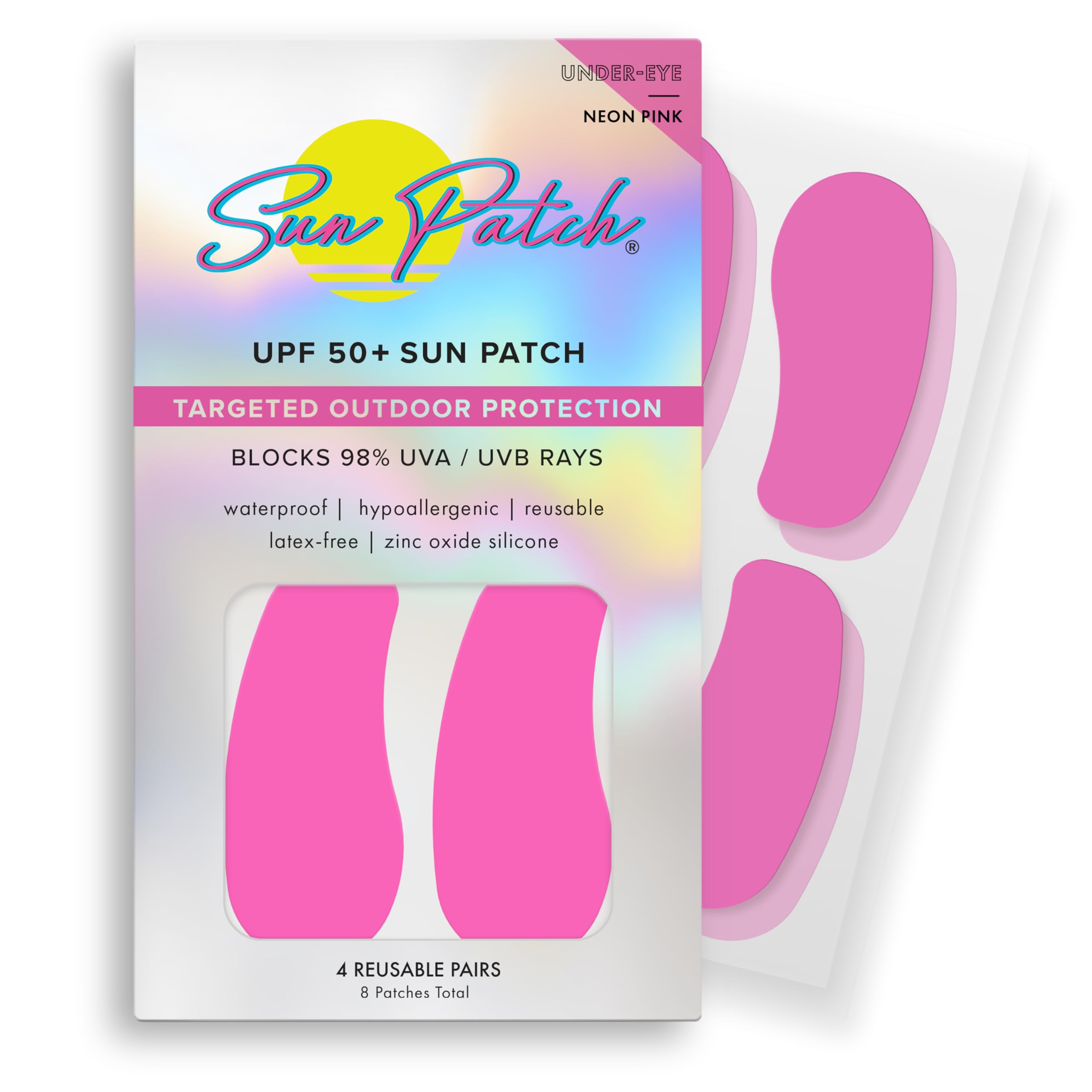 Under Eye Ultraviolet Protection Upf 50 - Sun Screen Silicone Patches For Uv Protection & Face Sunscreen, Sun Face Patches For S