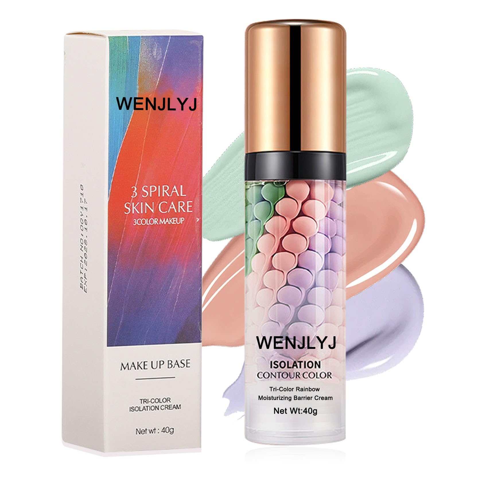One Step Color Corrector,Isolation Cream,Moisturizing Concealer Foundation,Invisible Pore Makeup Primer,Oil Control Color Correc