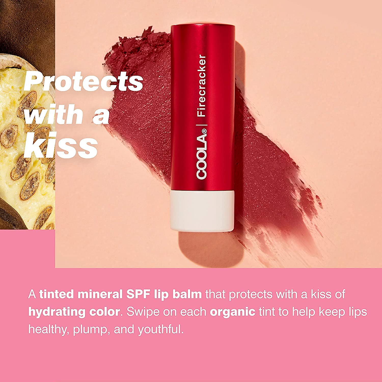 Coola Organic Tinted Lip Balm & Mineral Sunscreen With Spf 30, Dermatologist Tested Lip Care For Daily Protection, Vegan, Variet
