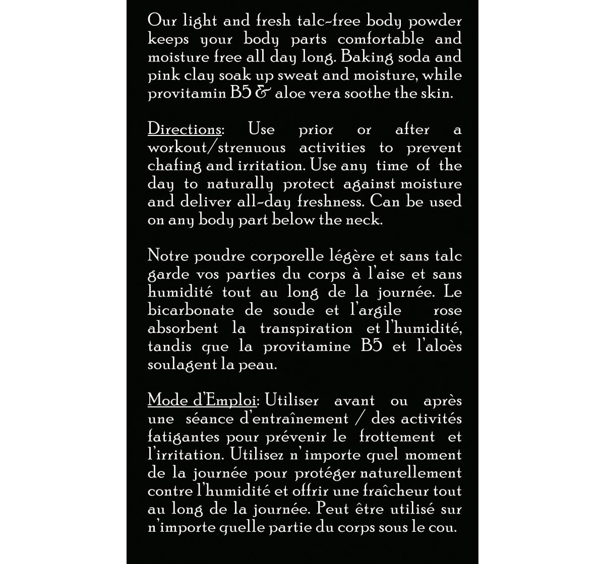 Brickell Men's Products Stay Fresh Body Powder for Men, Natural and Organic Talc-Free, Absorbs Sweat, Keeps Skin Dry, Unscented,