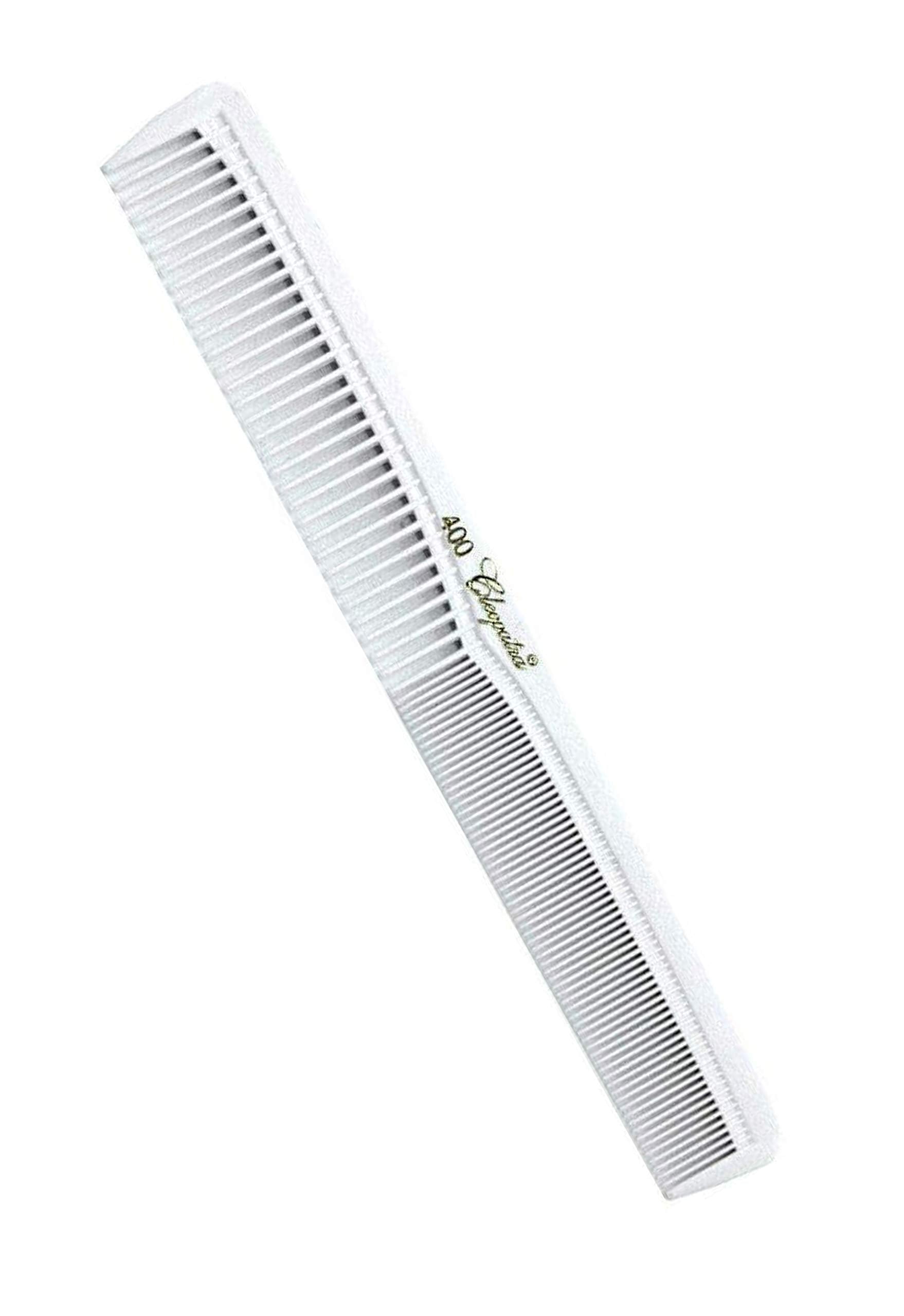 7 Inch All Purpose Hair Comb. Hair Cutting Combs. Barbers & Hairstylist Combs. White 12 Combs