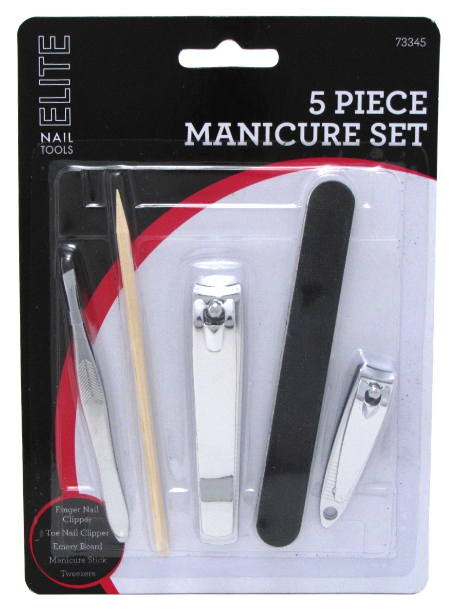 Swissco 5 Piece Manicure Set (2 Pack)