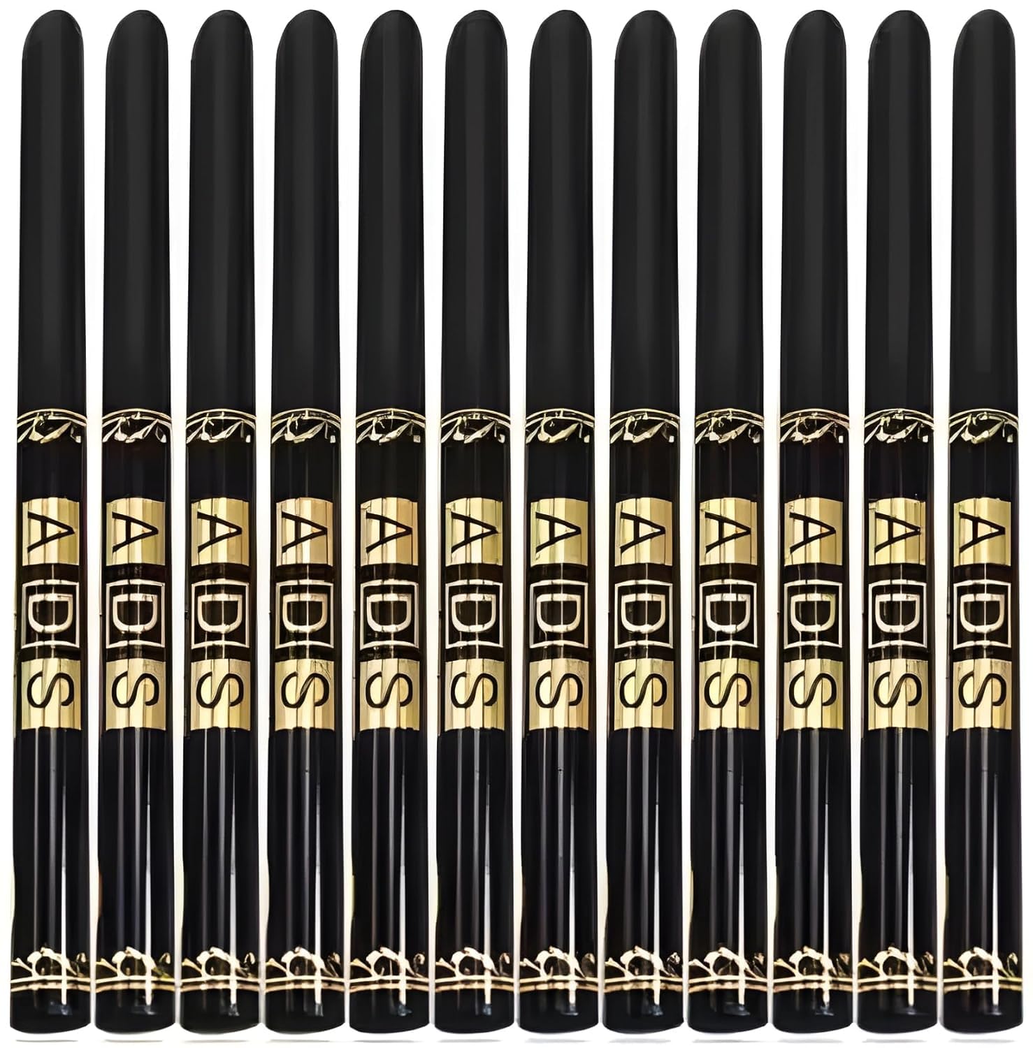 Topfinder Stylish Look 24 Hours Black Waterproof Eye Liner Best Professional Matte Glossy Natural Liquid Eyeliner Sketch Pen Pen