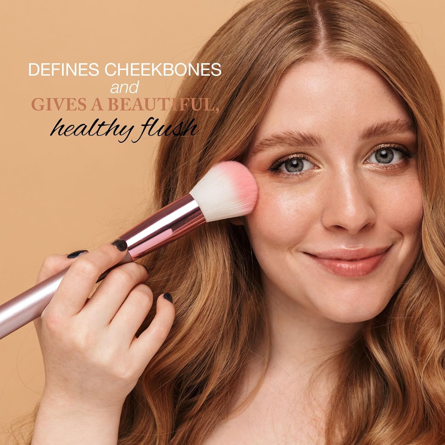 bellapierre Mineral Blush | Warm Dewy Complexion | Non-Toxic & Paraben Free | Hypoallergenic | Loose Powder - 0.3-Ounce - Desert