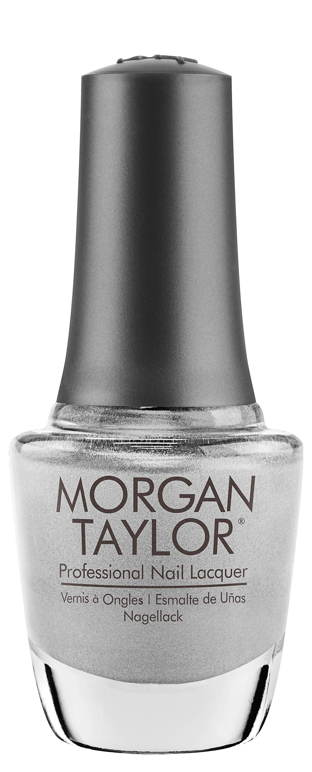 Morgan Taylor Nail Lacquer Disney Villains Collection (Fashion Above All) Silver Nail Polish, Finger Nail Polish, Long Lasting N