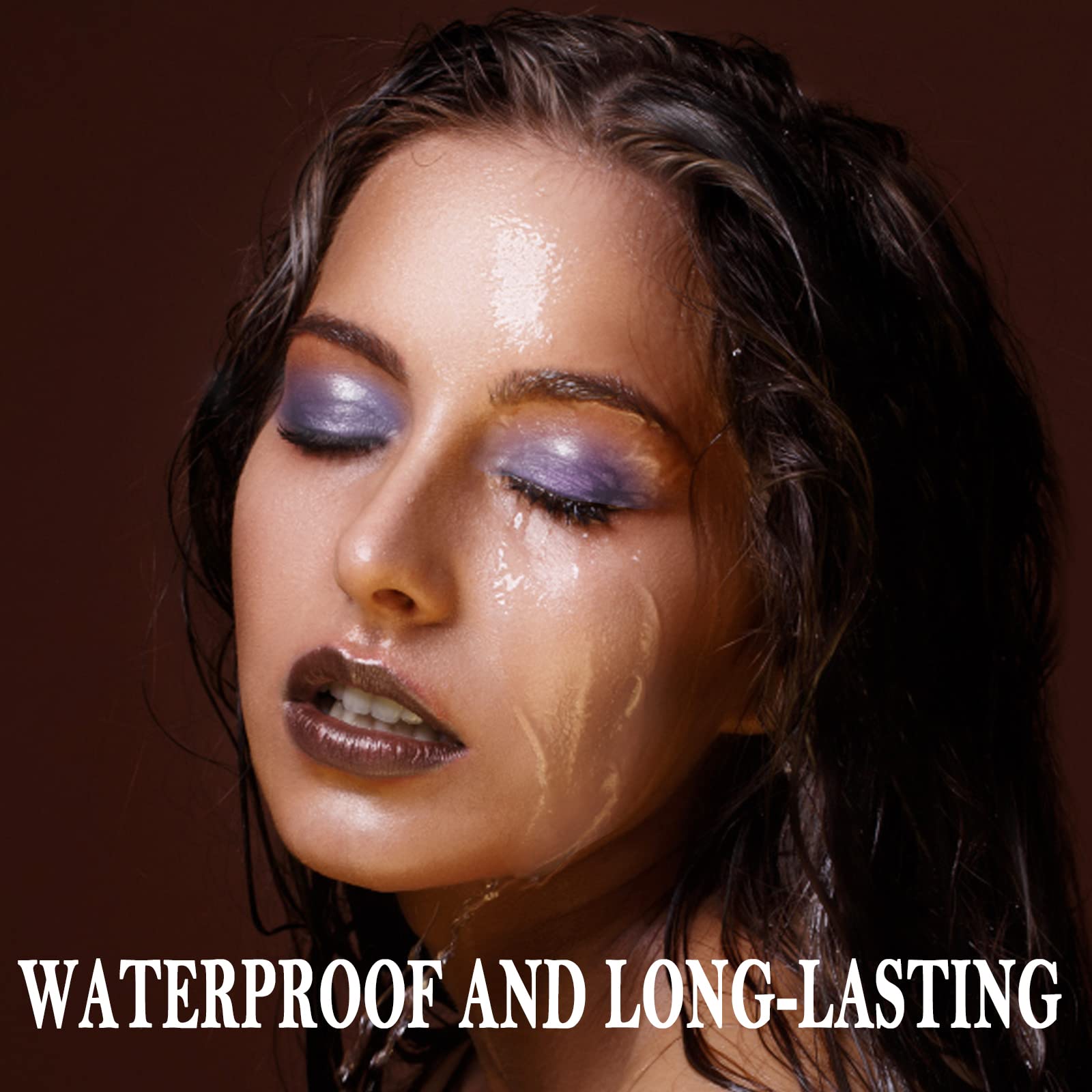 Boobeen Waterproof Eyeshadow Stick - Shimmer Cream Eyeshadow Pencil Create Glitter Eye Makeup, Easy to Use (08#)
