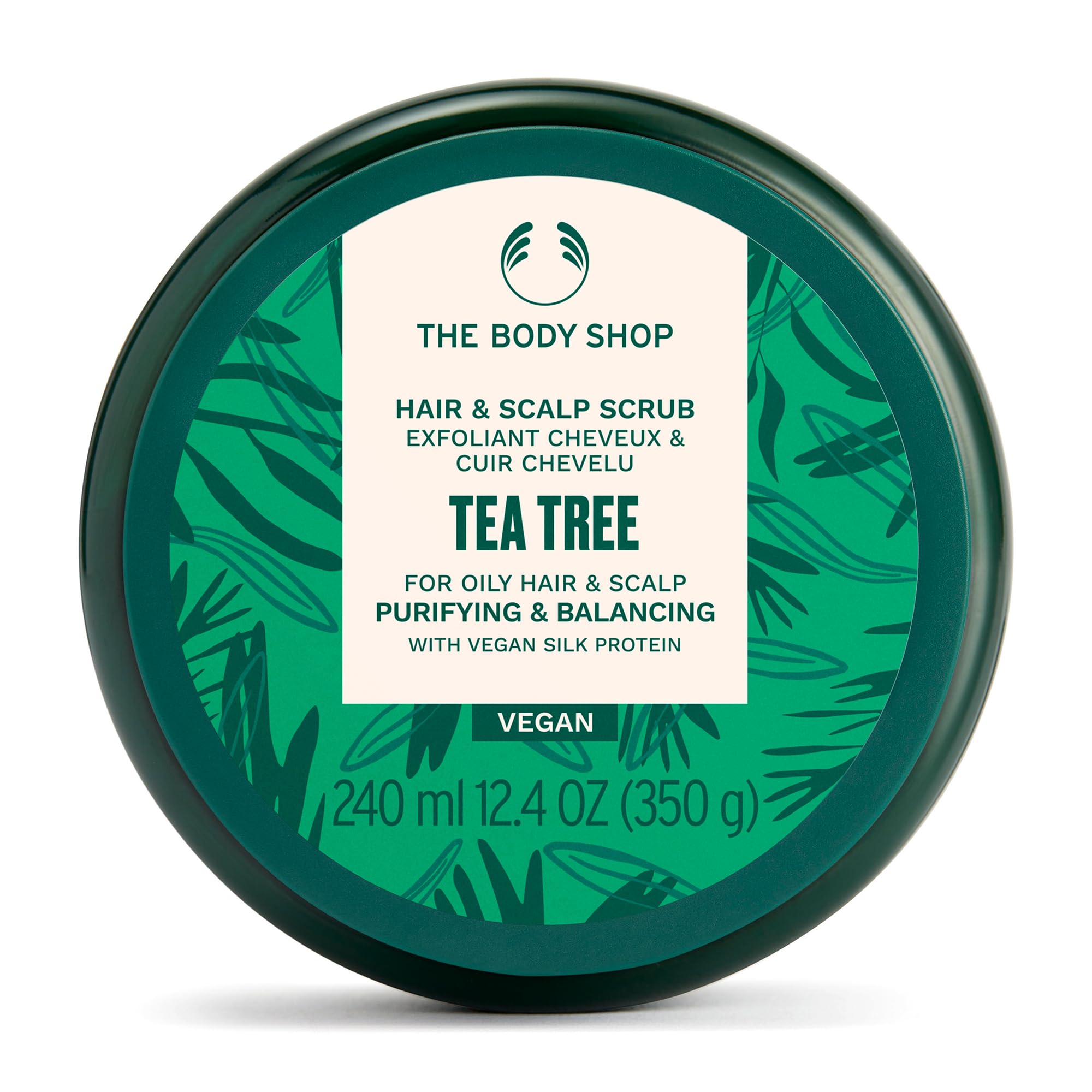 The Body Shop Tea Tree Hair & Scalp Scrub | For Oily Hair & Scalp, 12.4 Oz