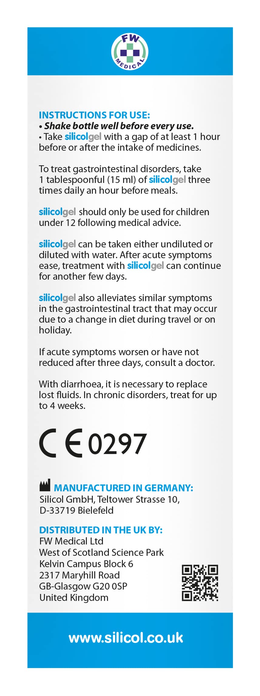 Silicol Saguna Silicol Gel - 500ml, 16.7 Fl Oz, Ideal for Digestive Health