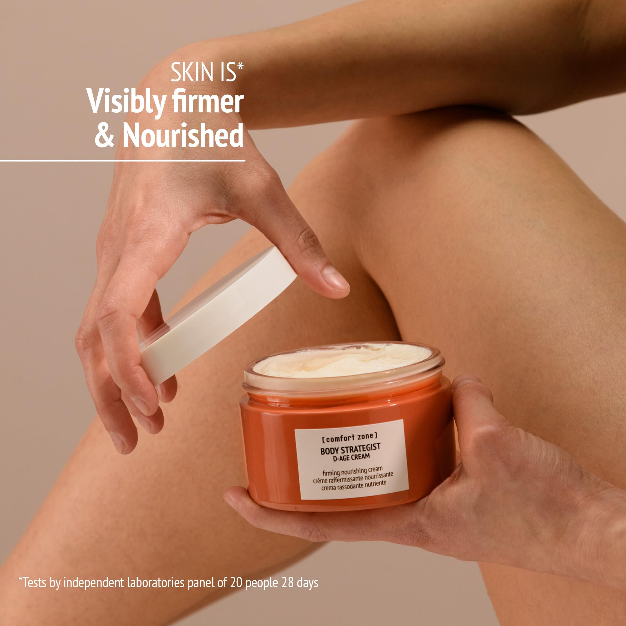 [ Comfort Zone ] Body Strategist D-Age Cream | Nourishing Firming Body Cream To Help Improve Tissue Tone, For Dry Skin, 6.36 Oz.