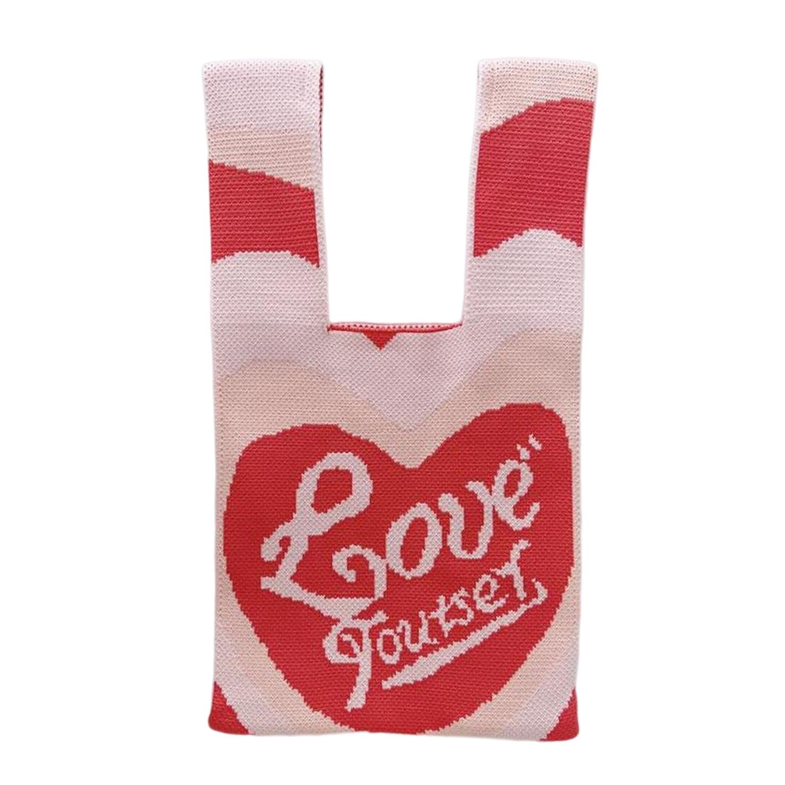 Enakshi WomenS Knit Tote Bag Pouch Fashion Knitted Handbag For Spring Vacation Pink|Clothing, Shoes & Accessories | Womens Hand