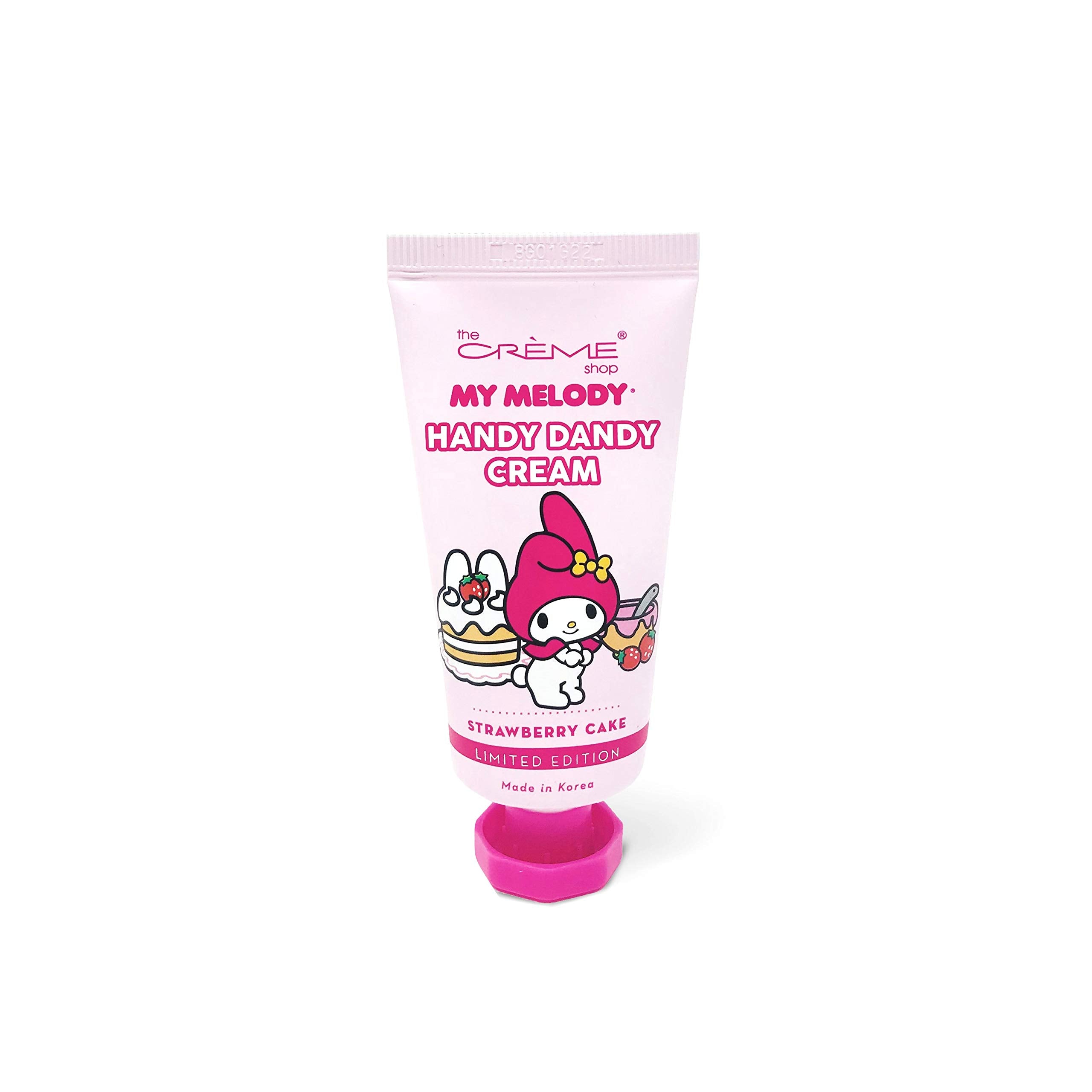 The Crème Shop Portable Soothing Cream - Strawberry Cake, 1 Count - Cute Scented Hello Kitty Collaboration