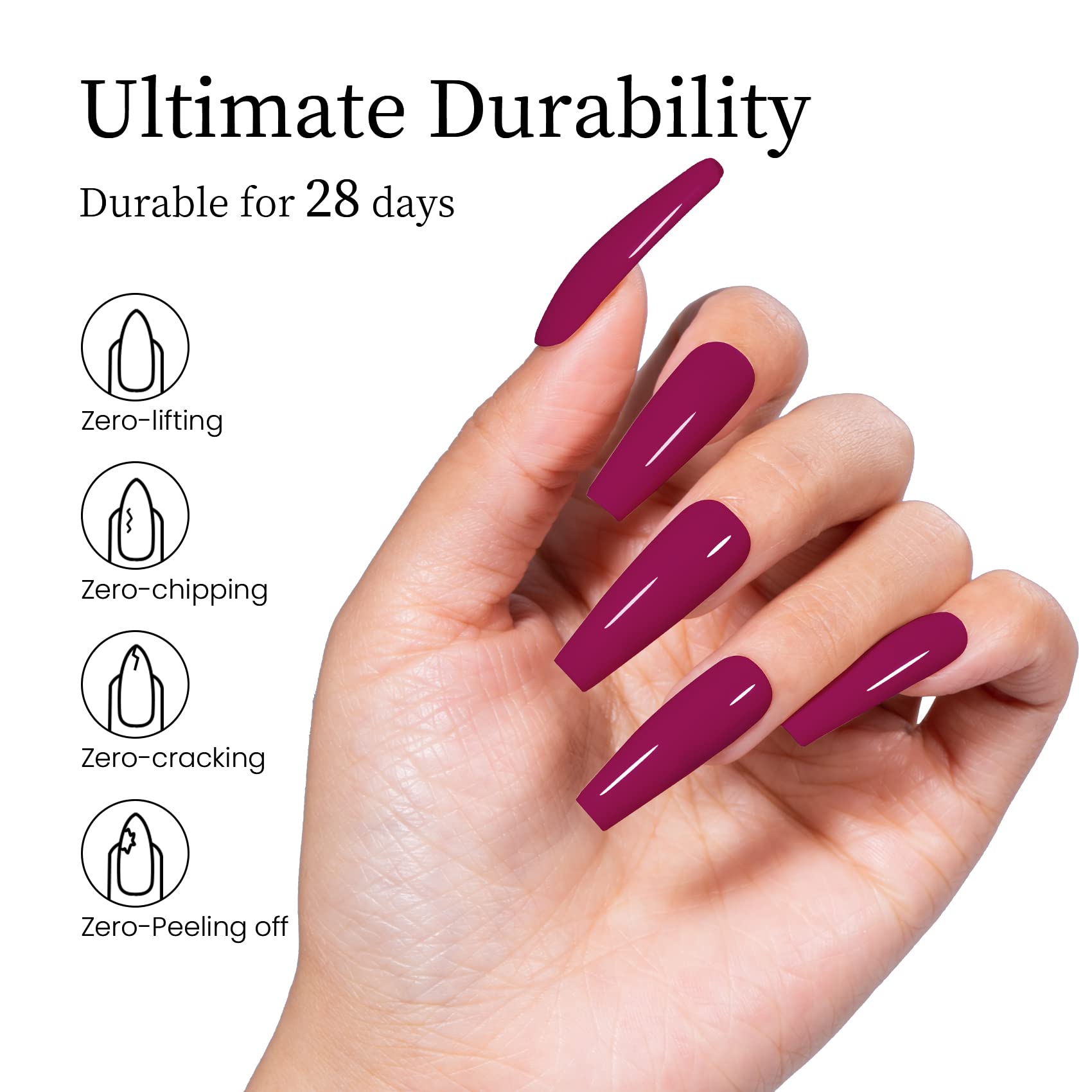 Maychao 15Ml Magenta Gel Nail Polish 1Pc Viva Magenta Gel Polish Soak Off Uv Led Nail Polish Nail Art Starter Manicure Salon Diy